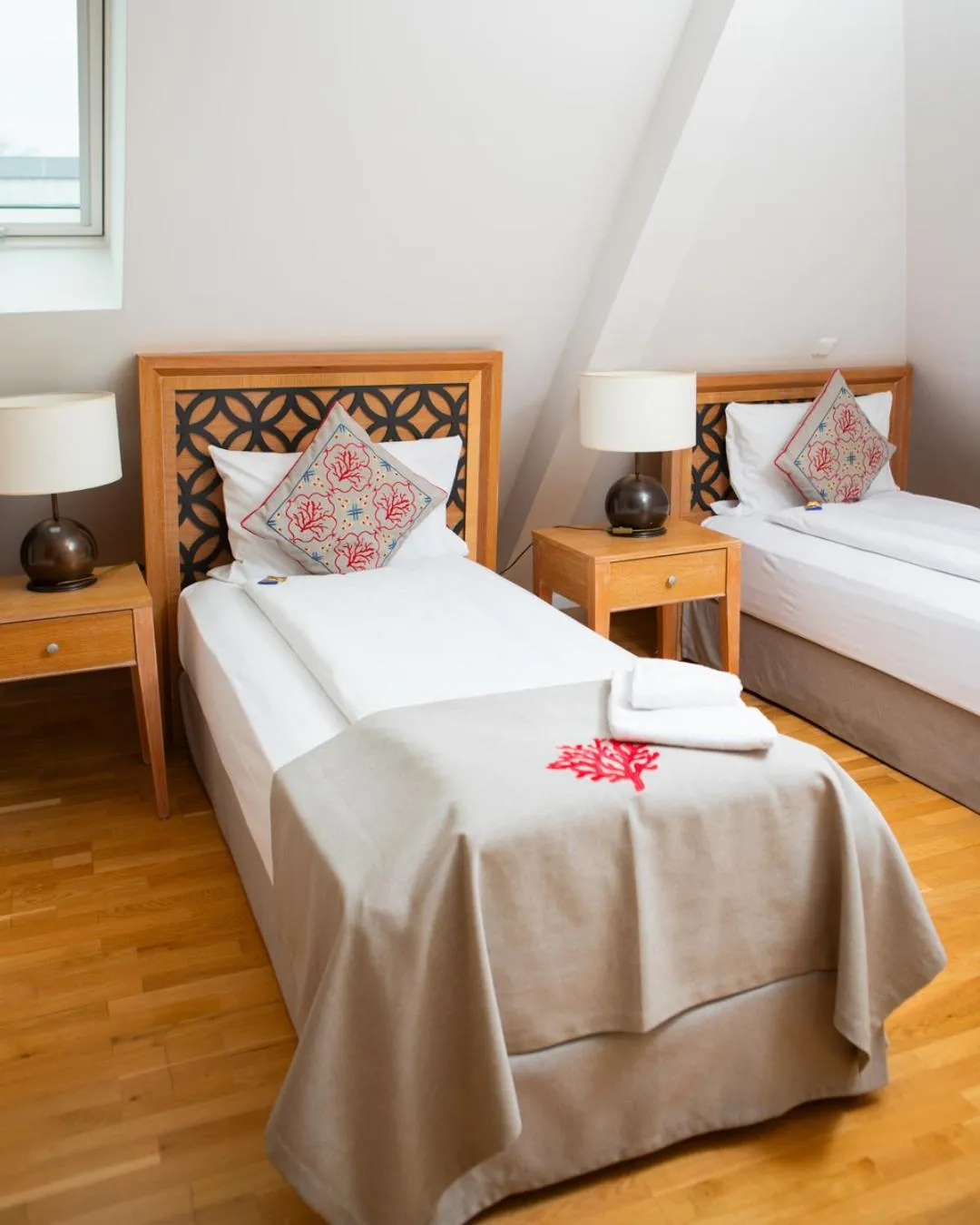 Bed in Hotel Altes Fährhaus