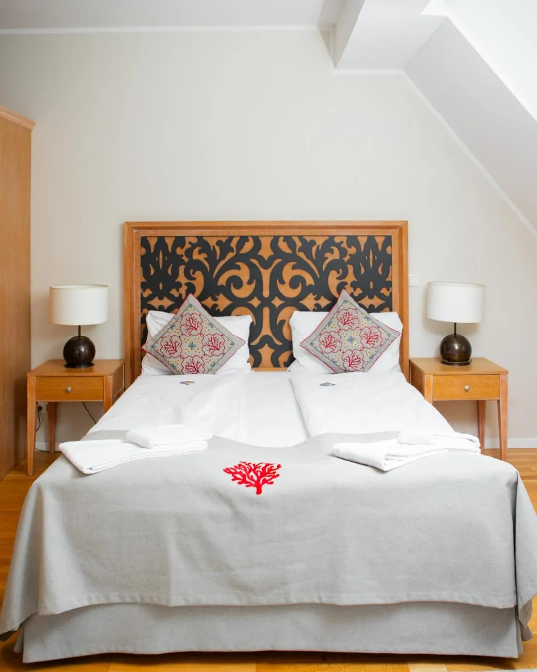 Bed in Hotel Altes Fährhaus