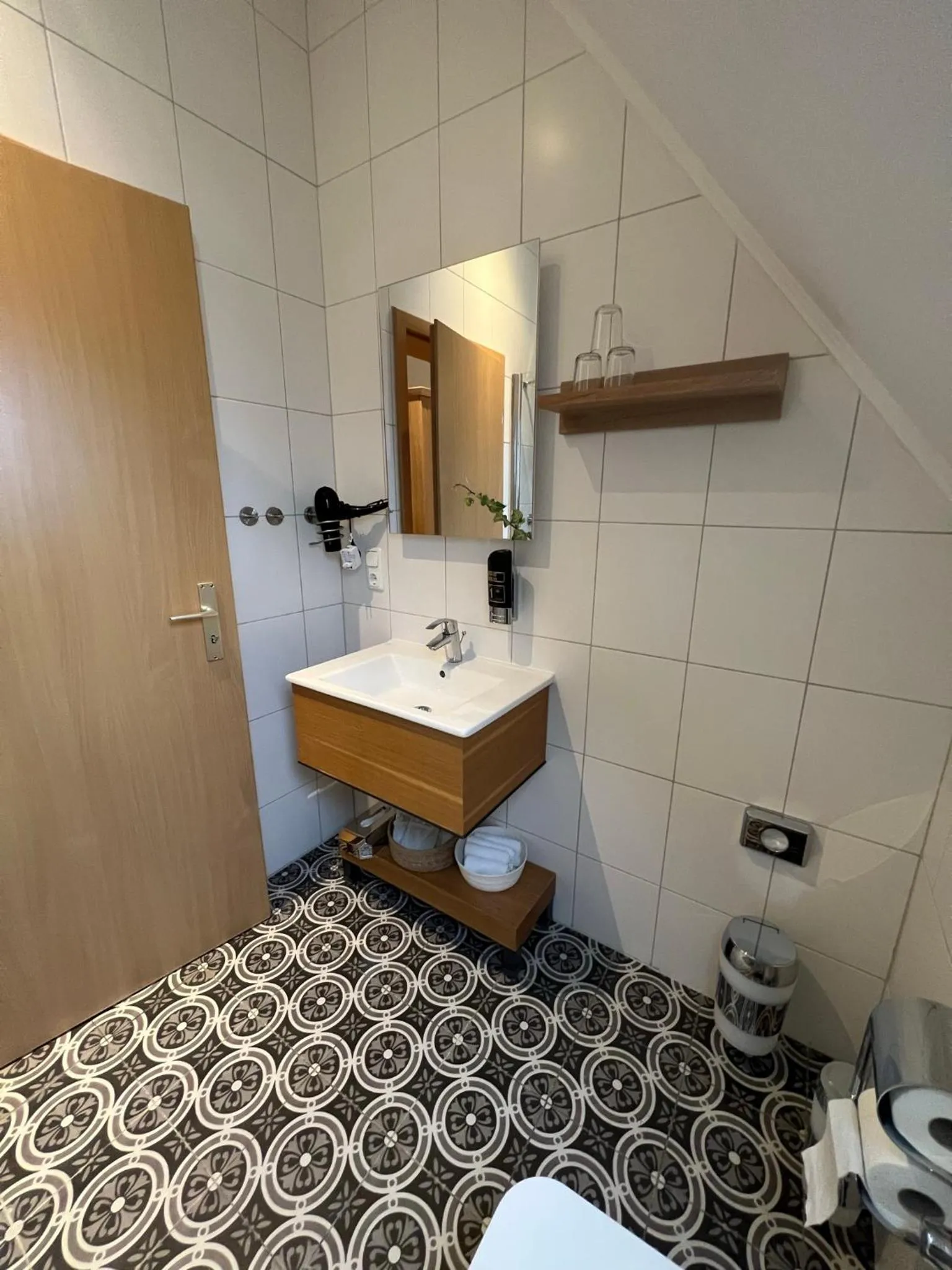 Shower in Hotel Altes Fährhaus