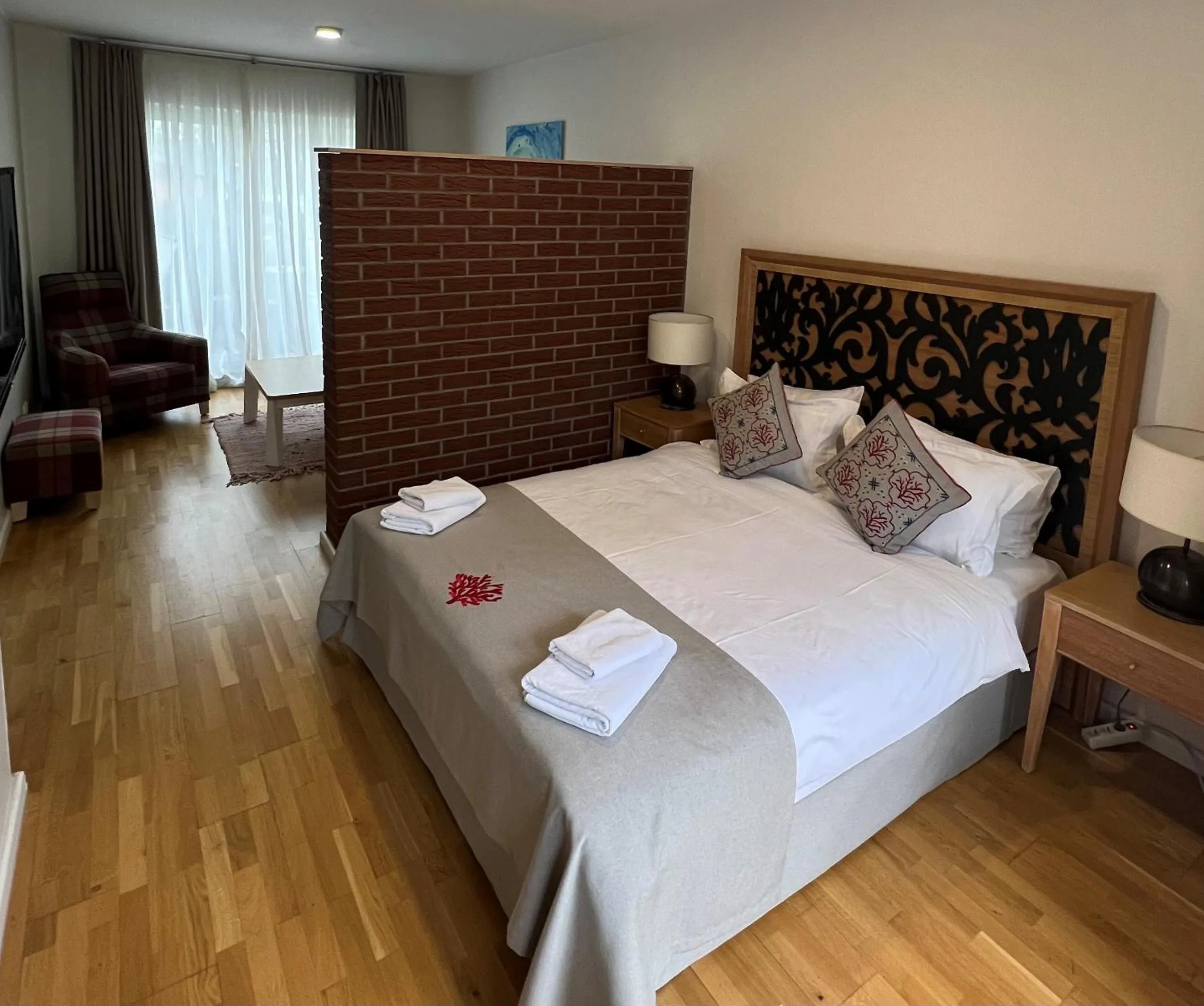 Bed in Hotel Altes Fährhaus