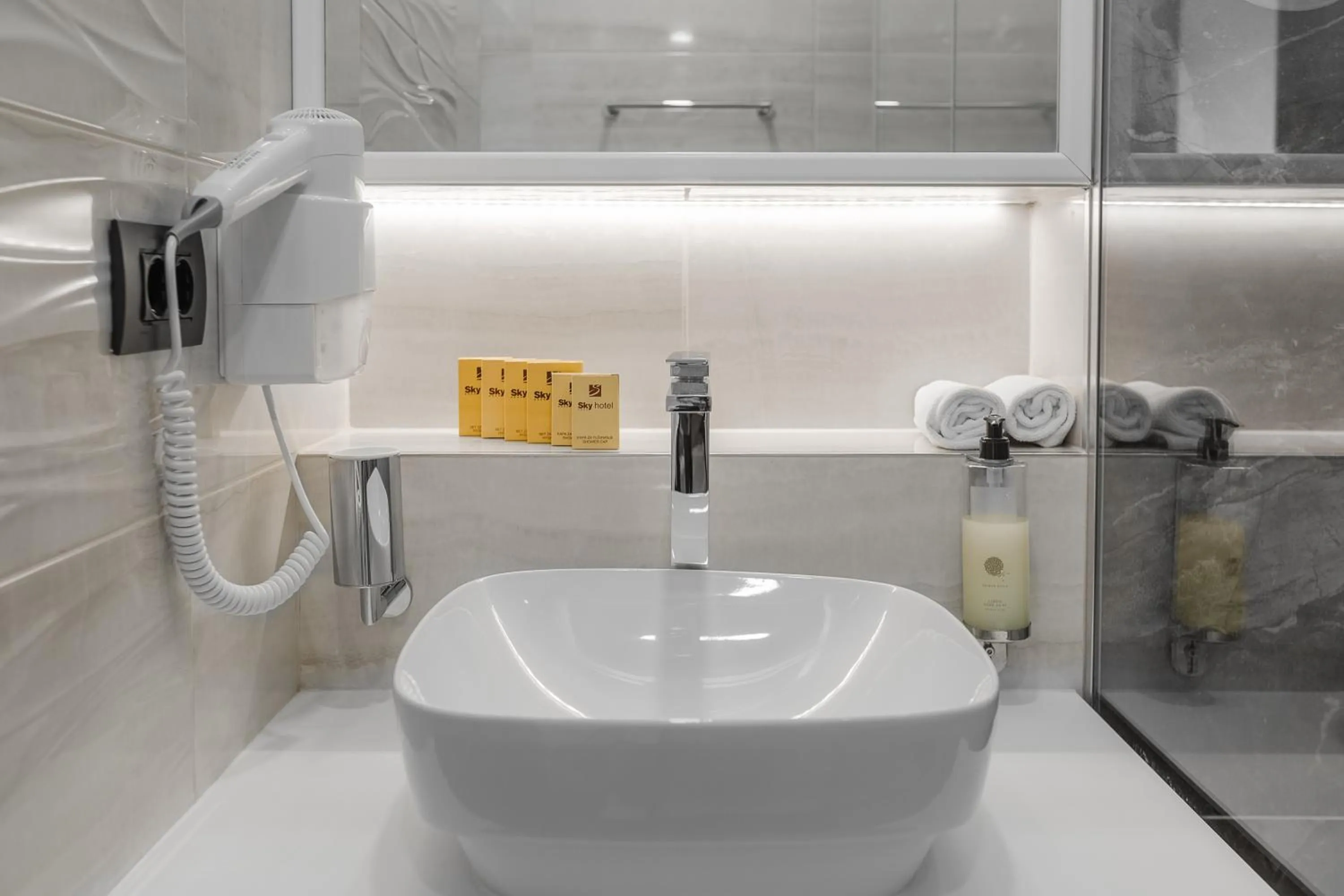 Bathroom in Sky Hotel