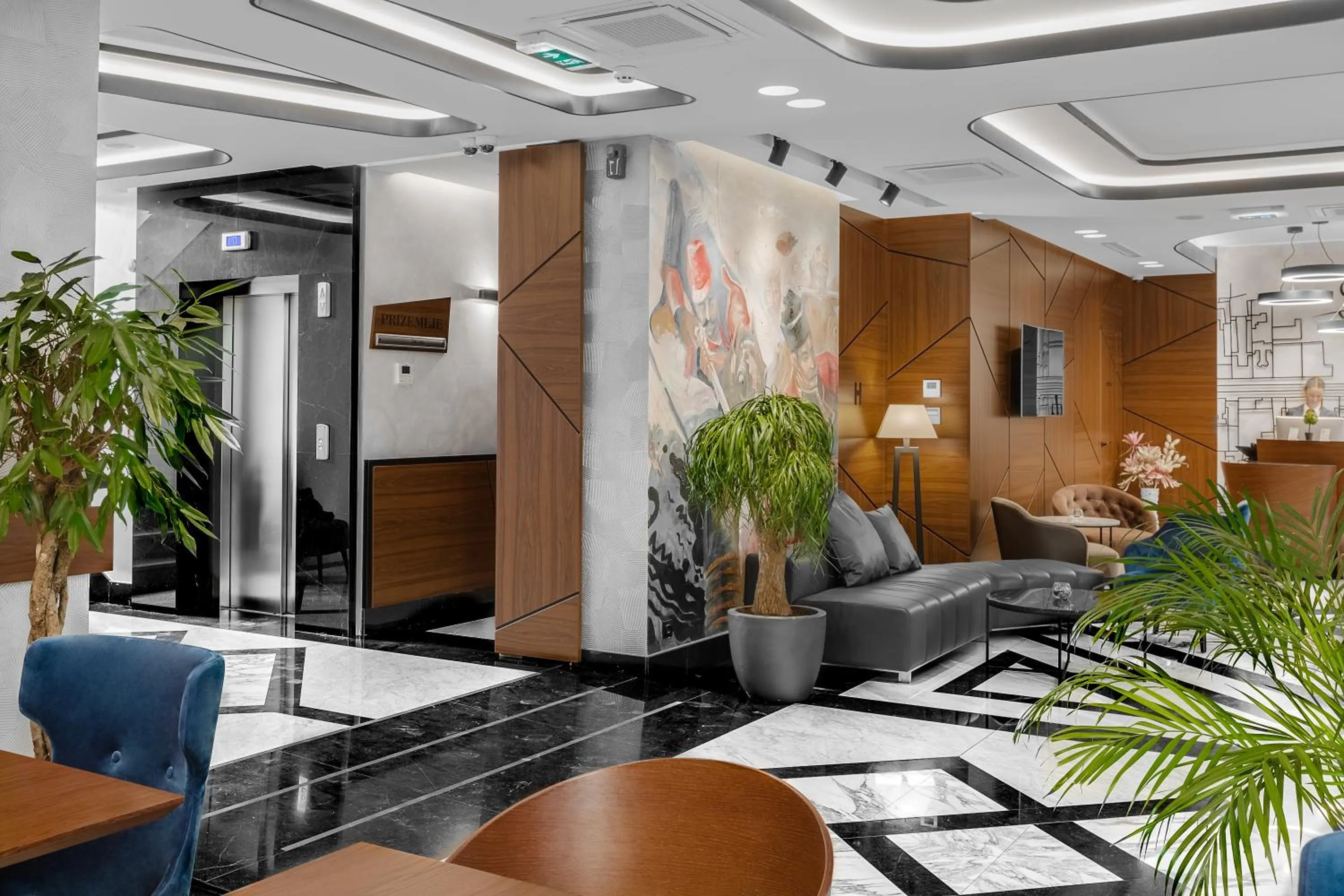 Lobby or reception in Sky Hotel