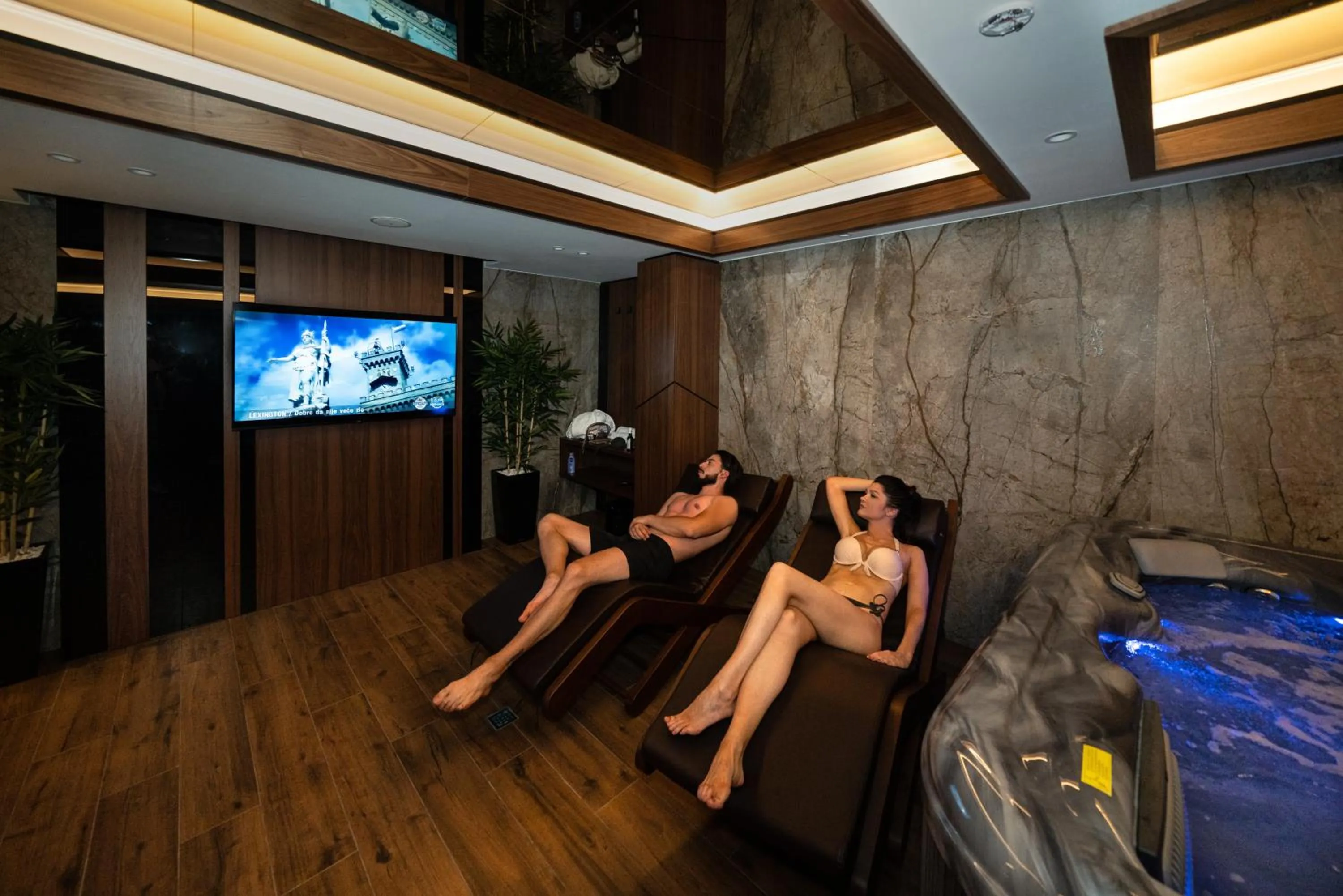 Sauna in Sky Hotel