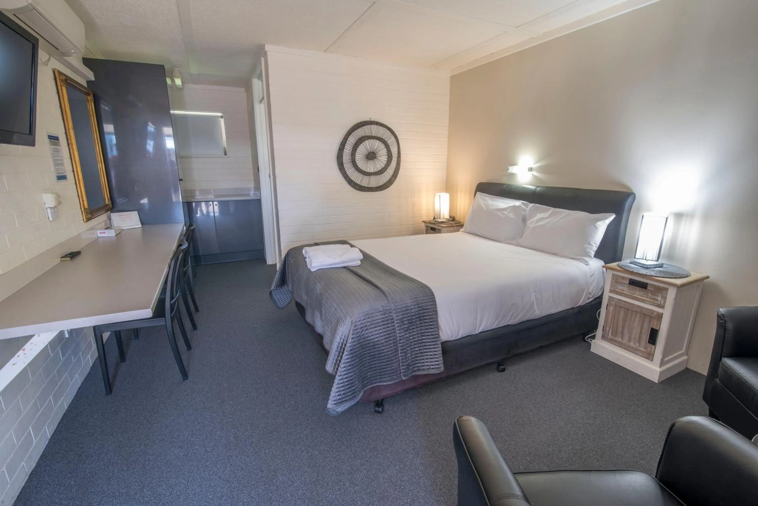 Bed in Bermagui Motor Inn