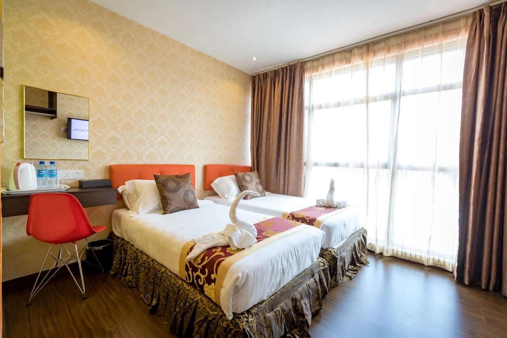 Bed in Hamilton Hotel Kajang