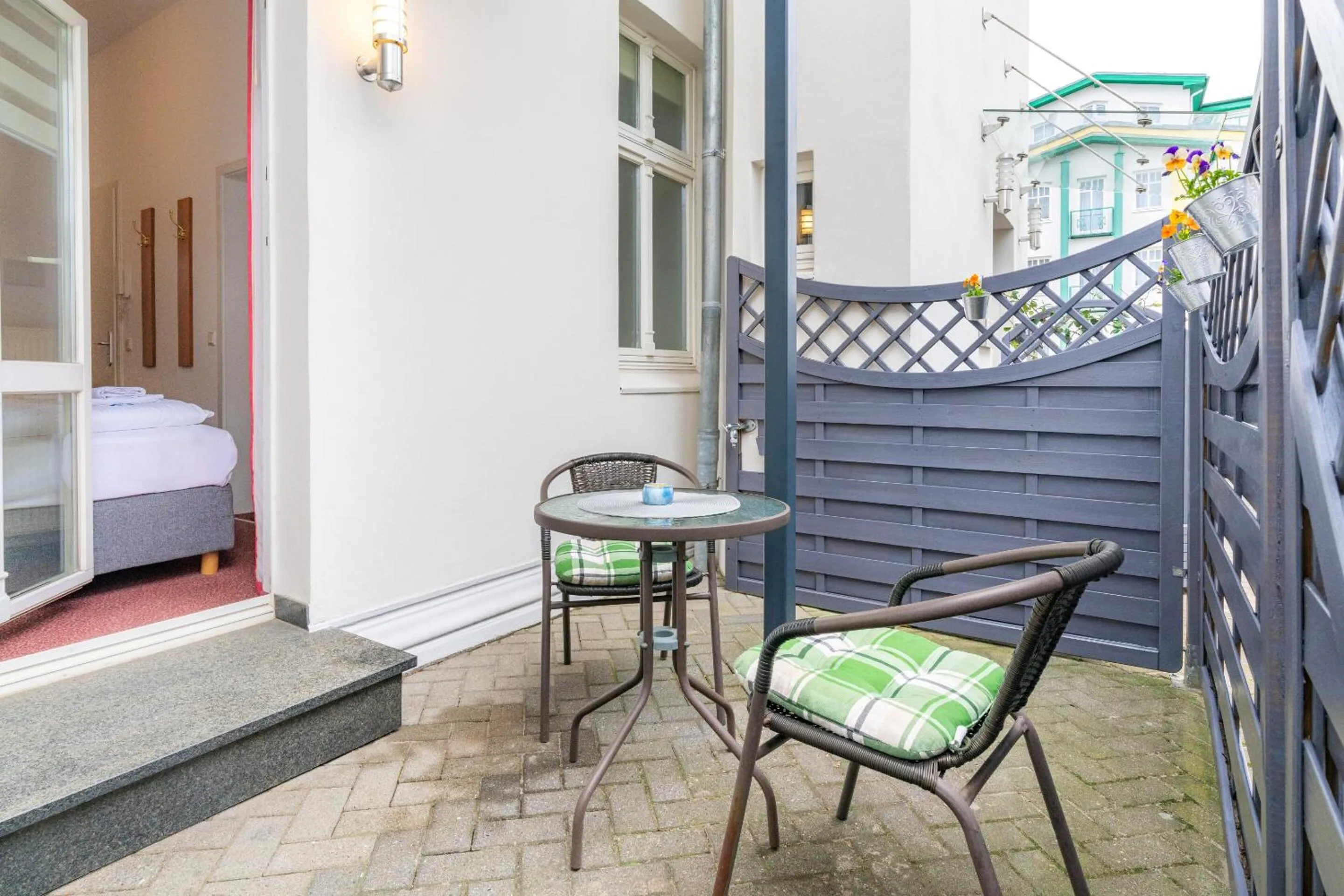 Patio in Pension Wald und See