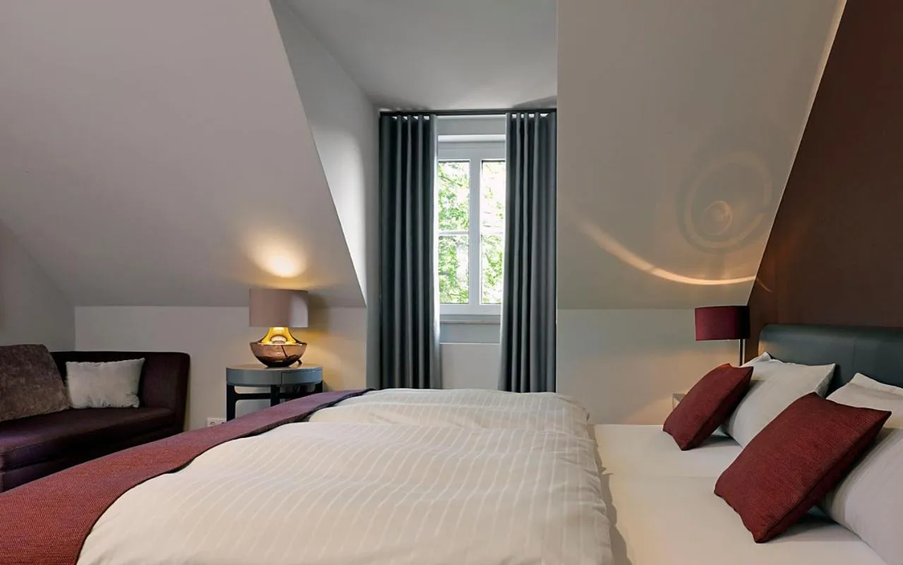 Bed in Patentkrug Design Hotel