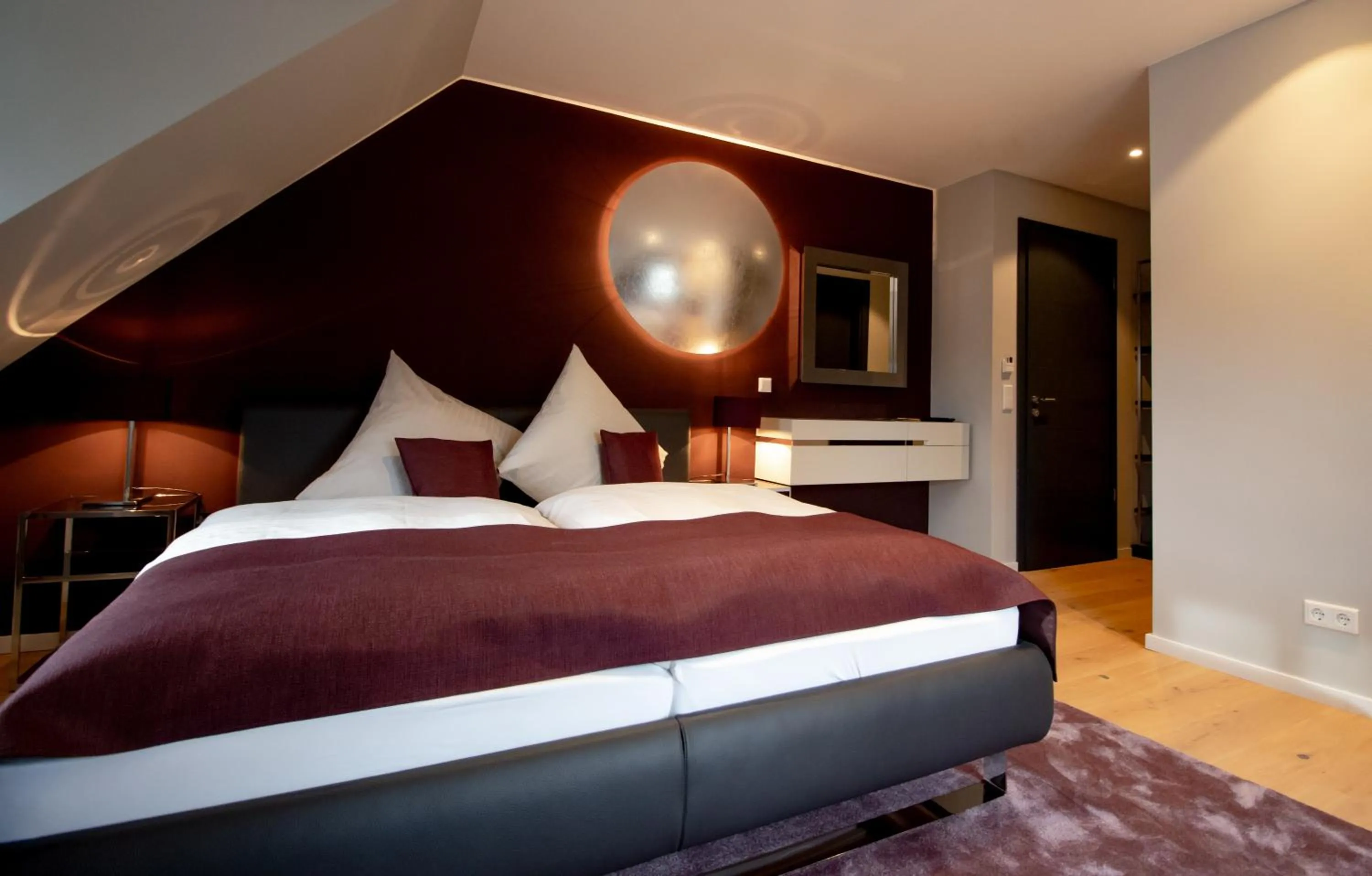 Bed in Patentkrug Design Hotel