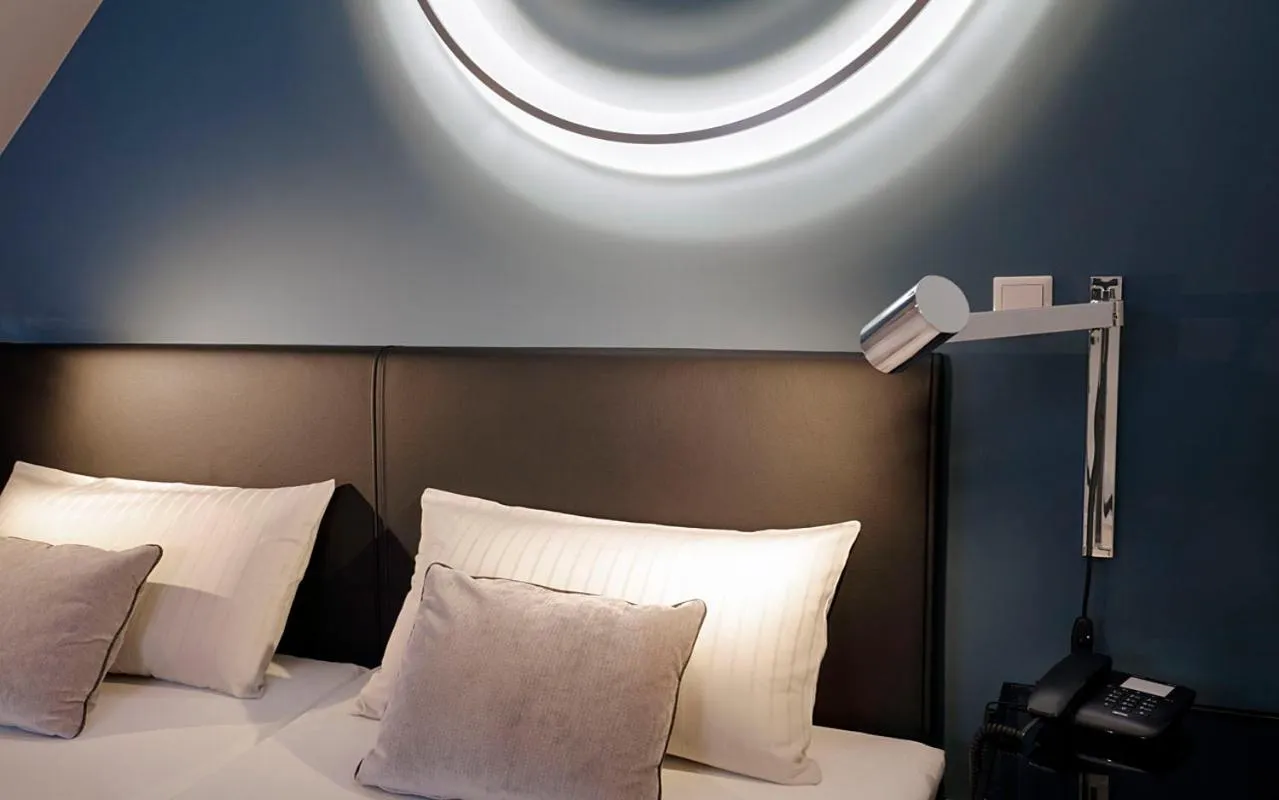 Bed in Patentkrug Design Hotel