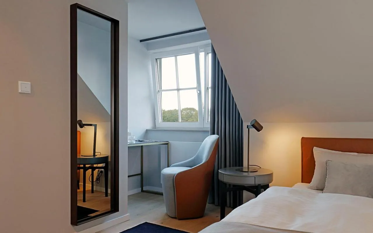 Bed in Patentkrug Design Hotel