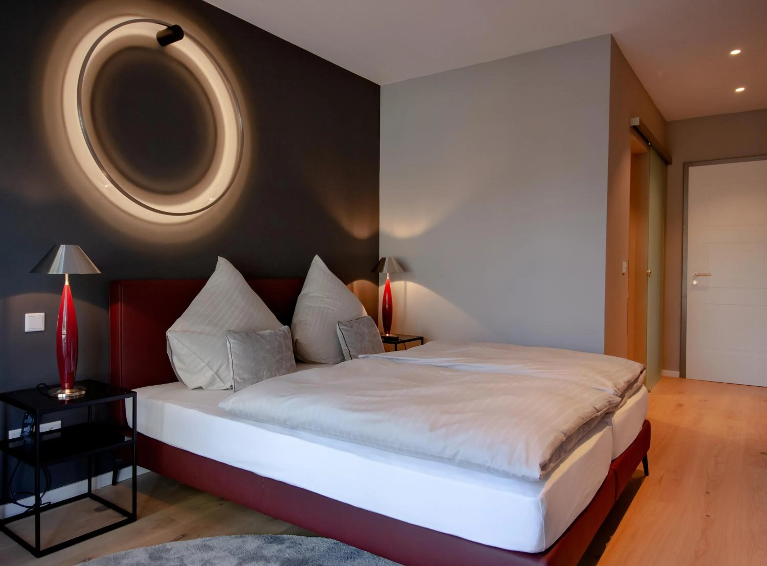 Bed in Patentkrug Design Hotel