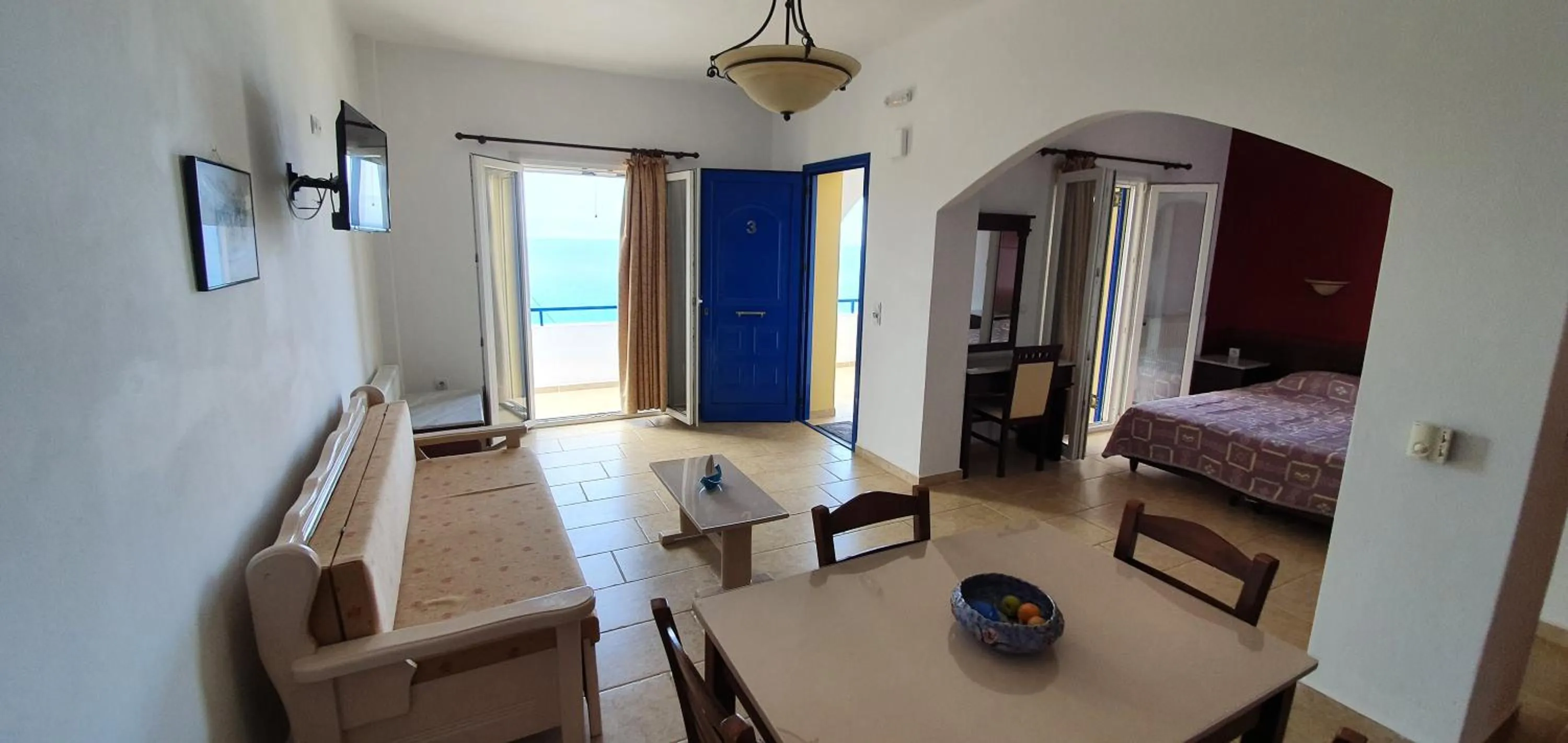 Living room, Bed in Stella's Houses