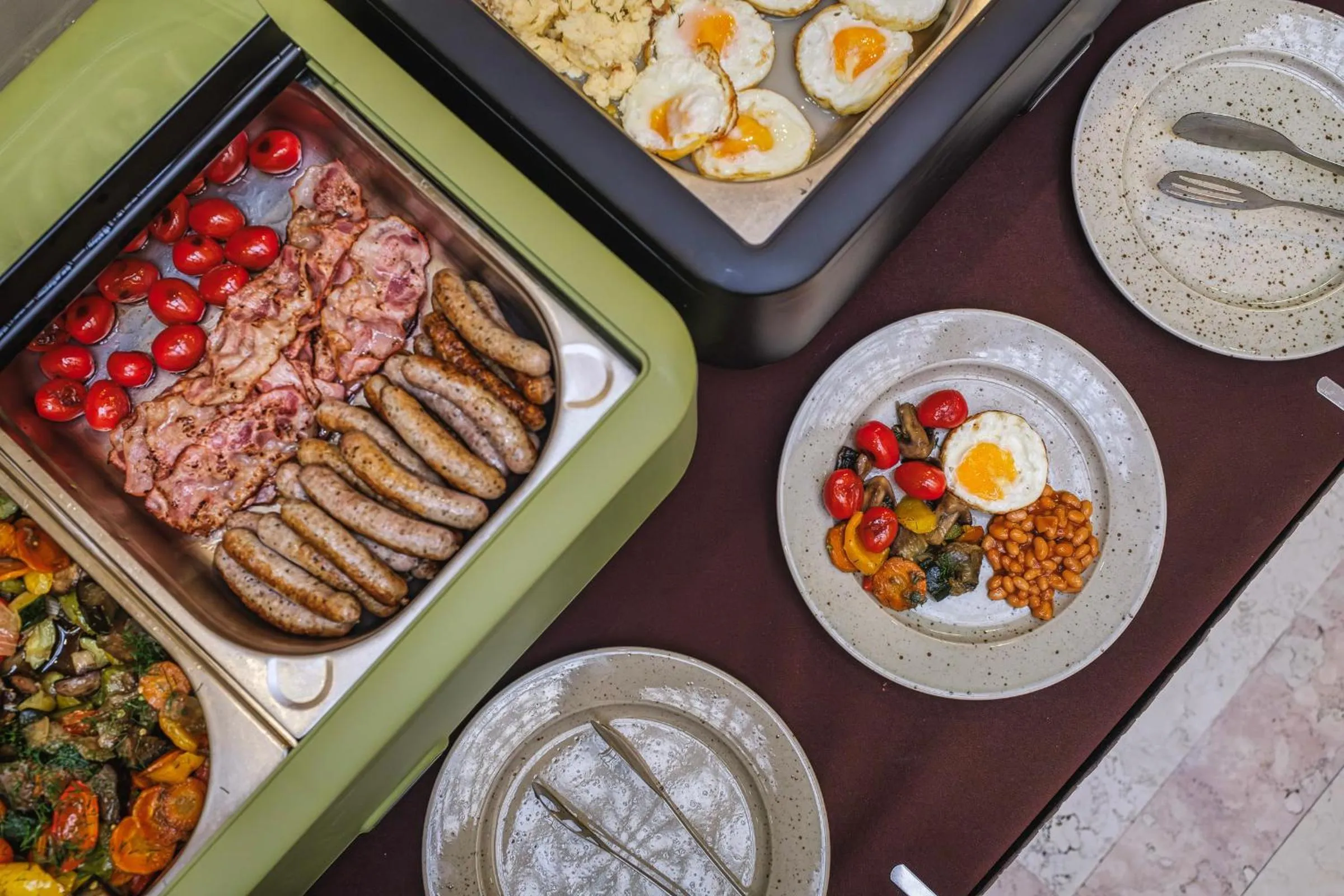 Breakfast in Hotel Sovereign Prague