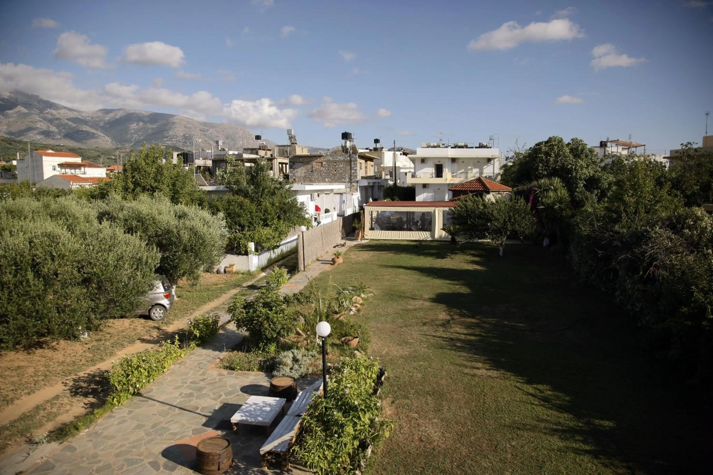 Garden view in Kalliopi Hotel