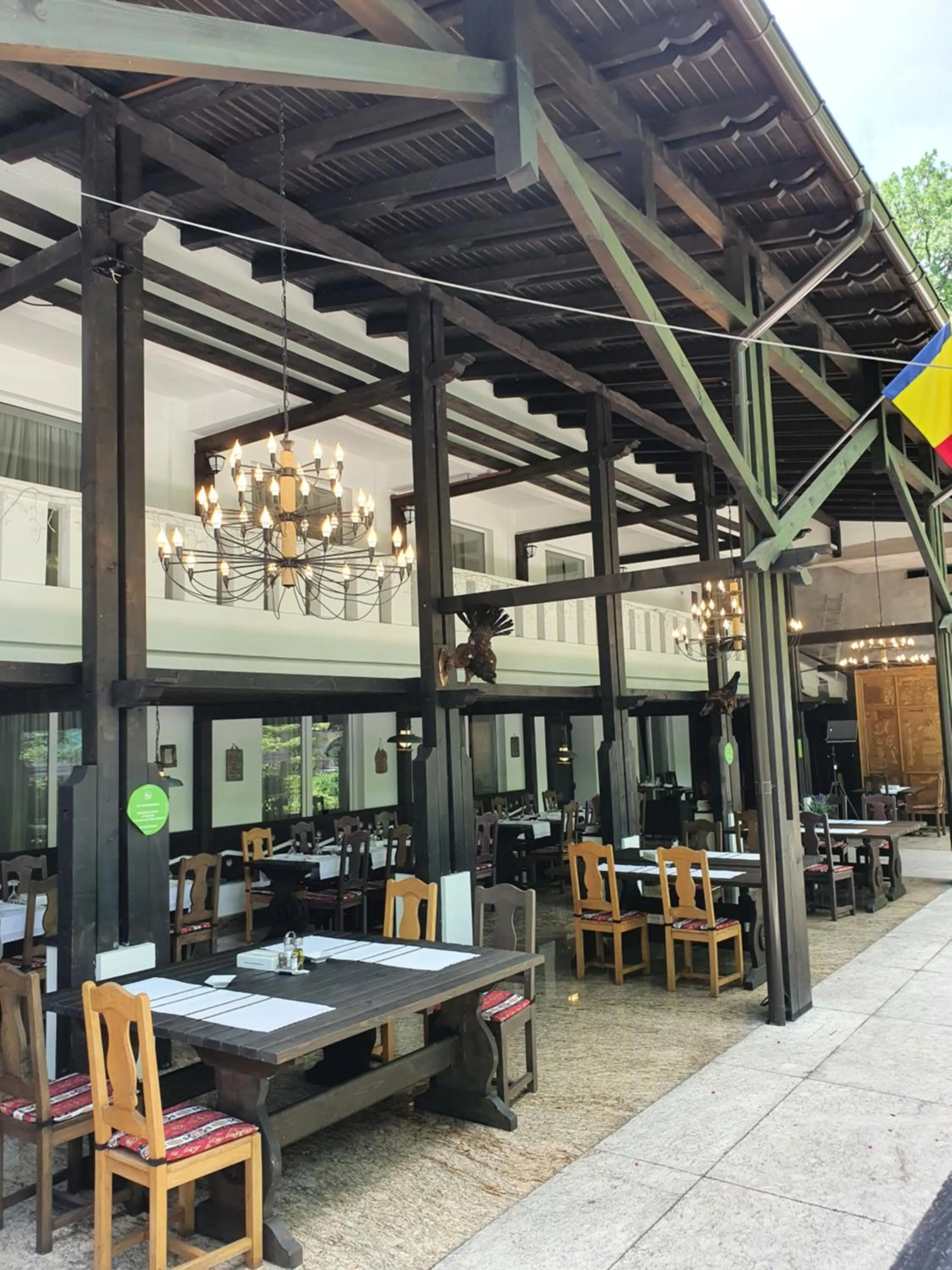 Balcony/Terrace in Hotel Cornul Vanatorului