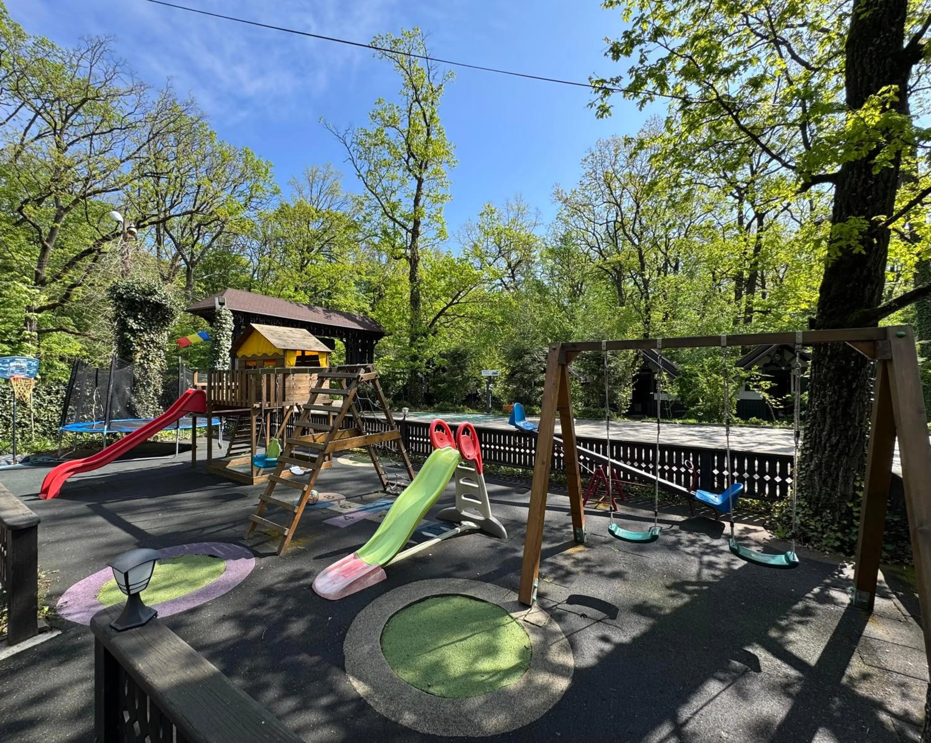 Children play ground in Hotel Cornul Vanatorului