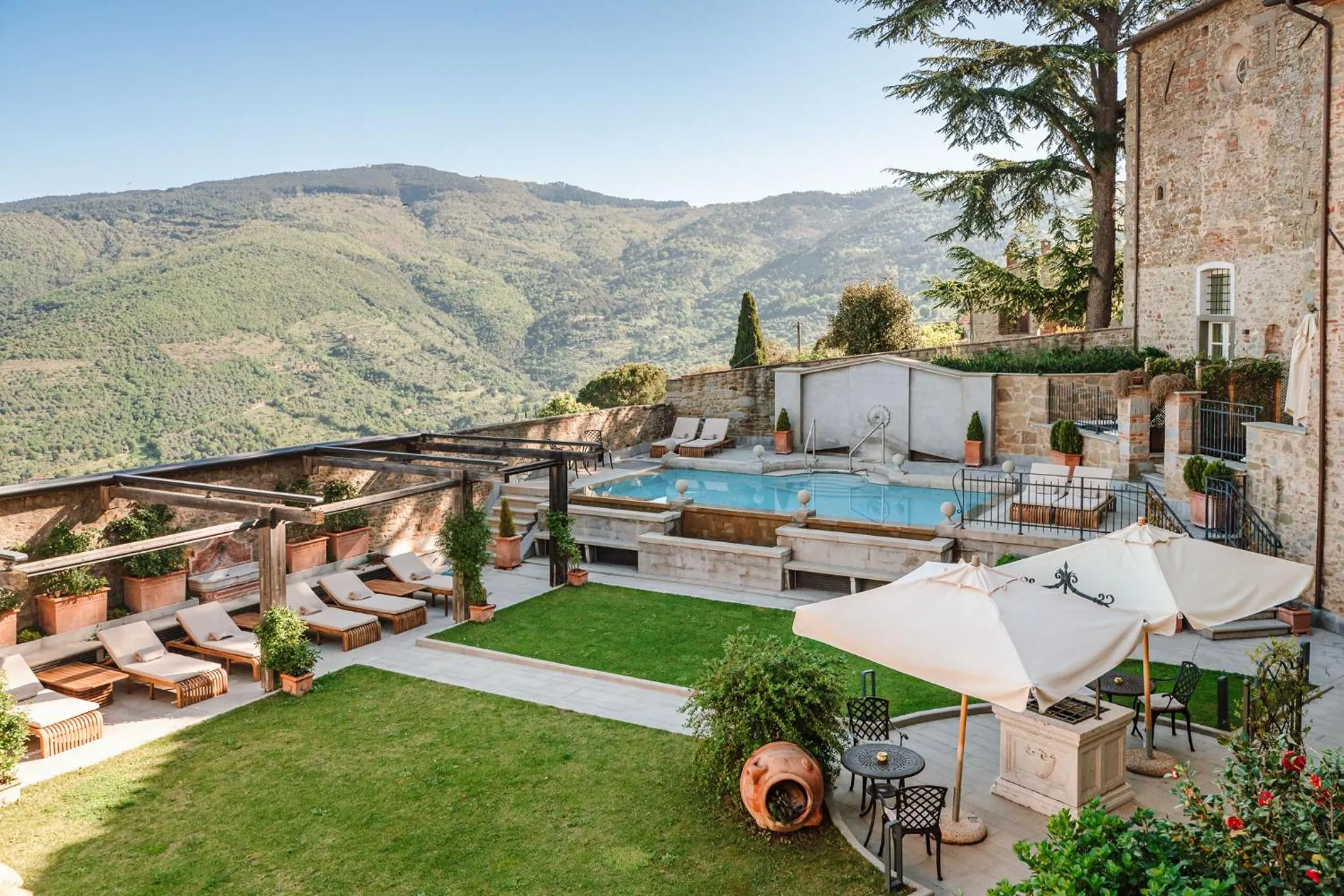 Solarium in Monastero di Cortona Hotel & Spa