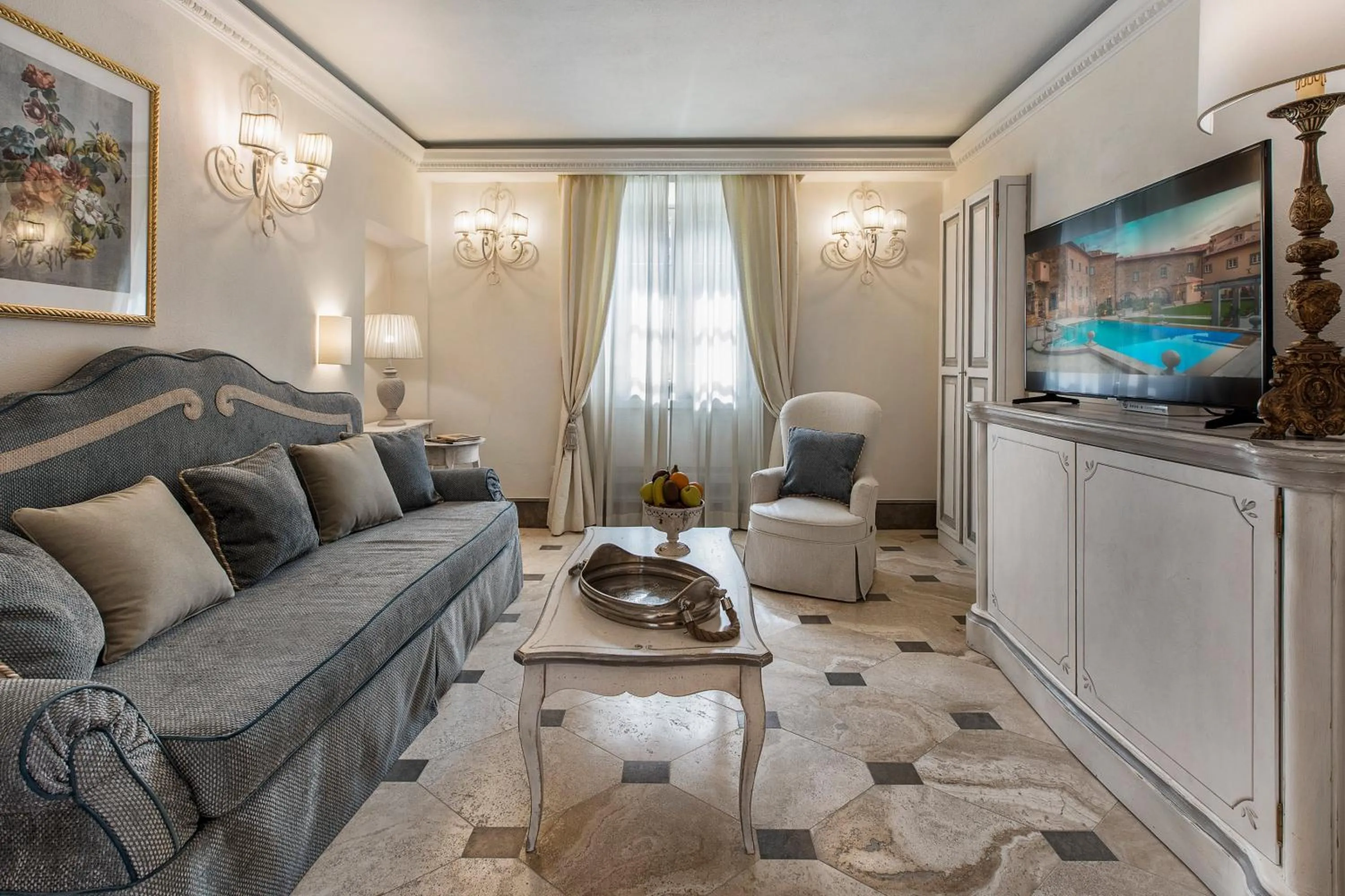 Living room in Monastero di Cortona Hotel & Spa