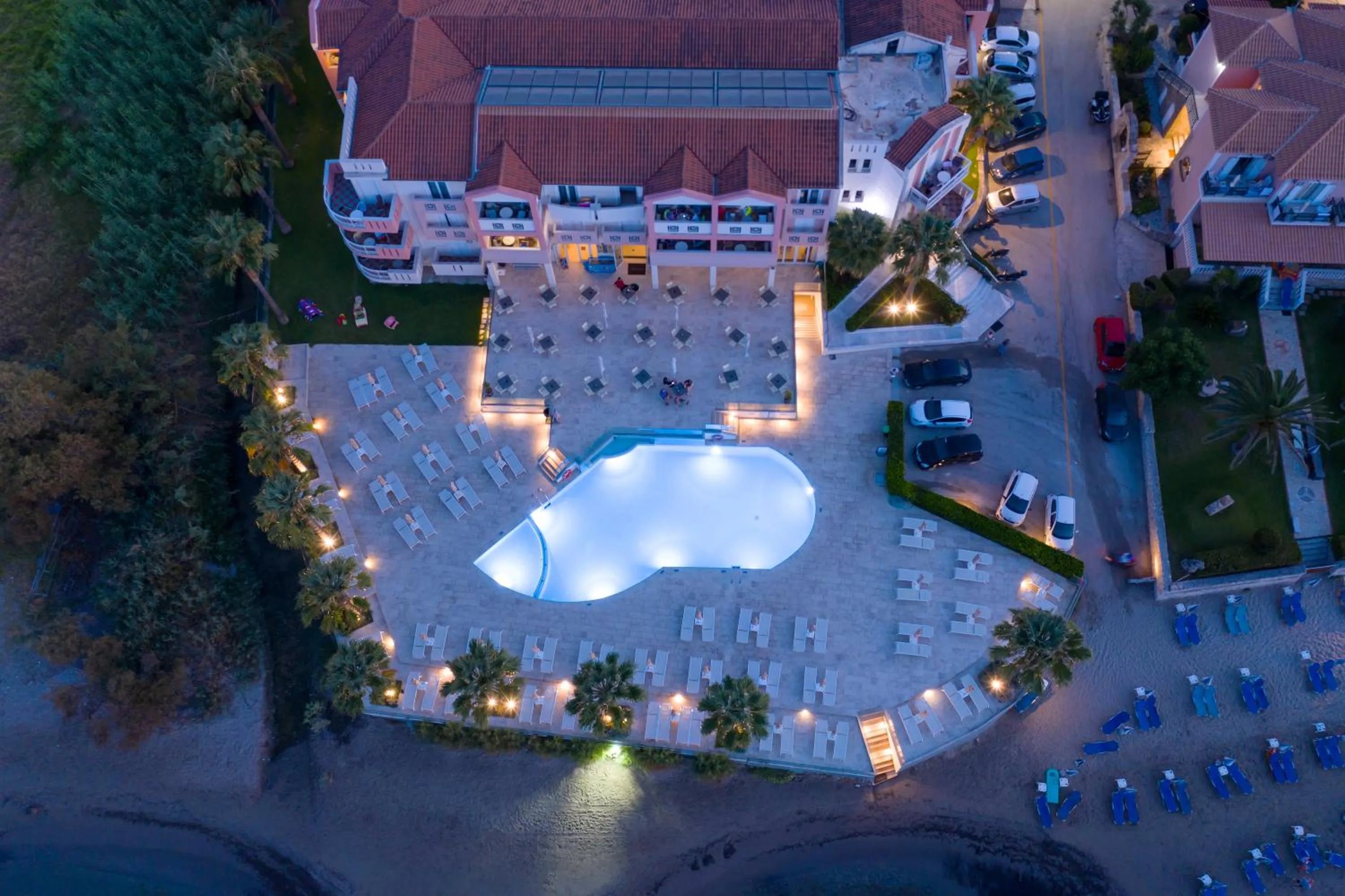 Bird's eye view in Xenos Kamara Beach