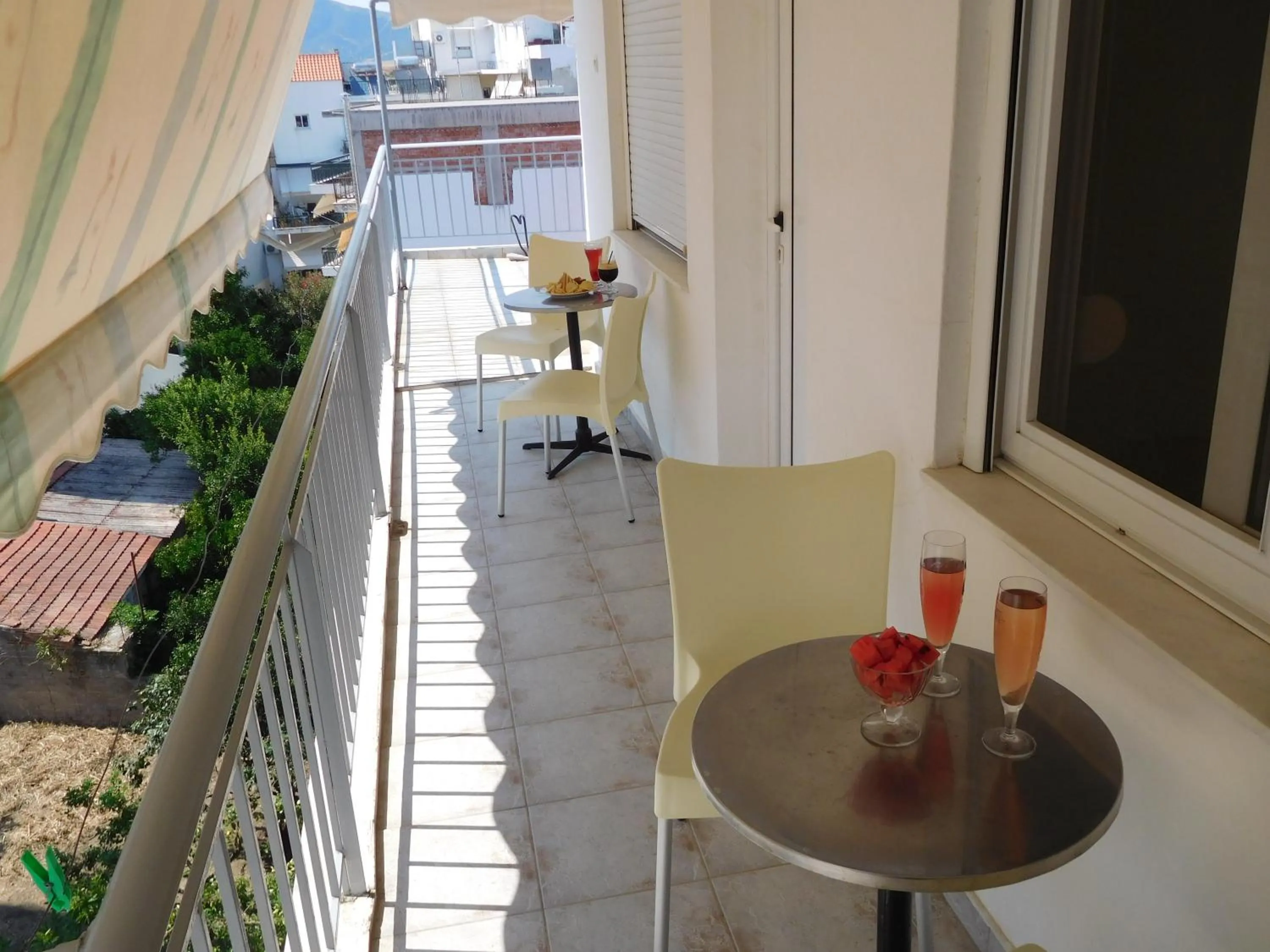 Garden view in Efstratios Hotel