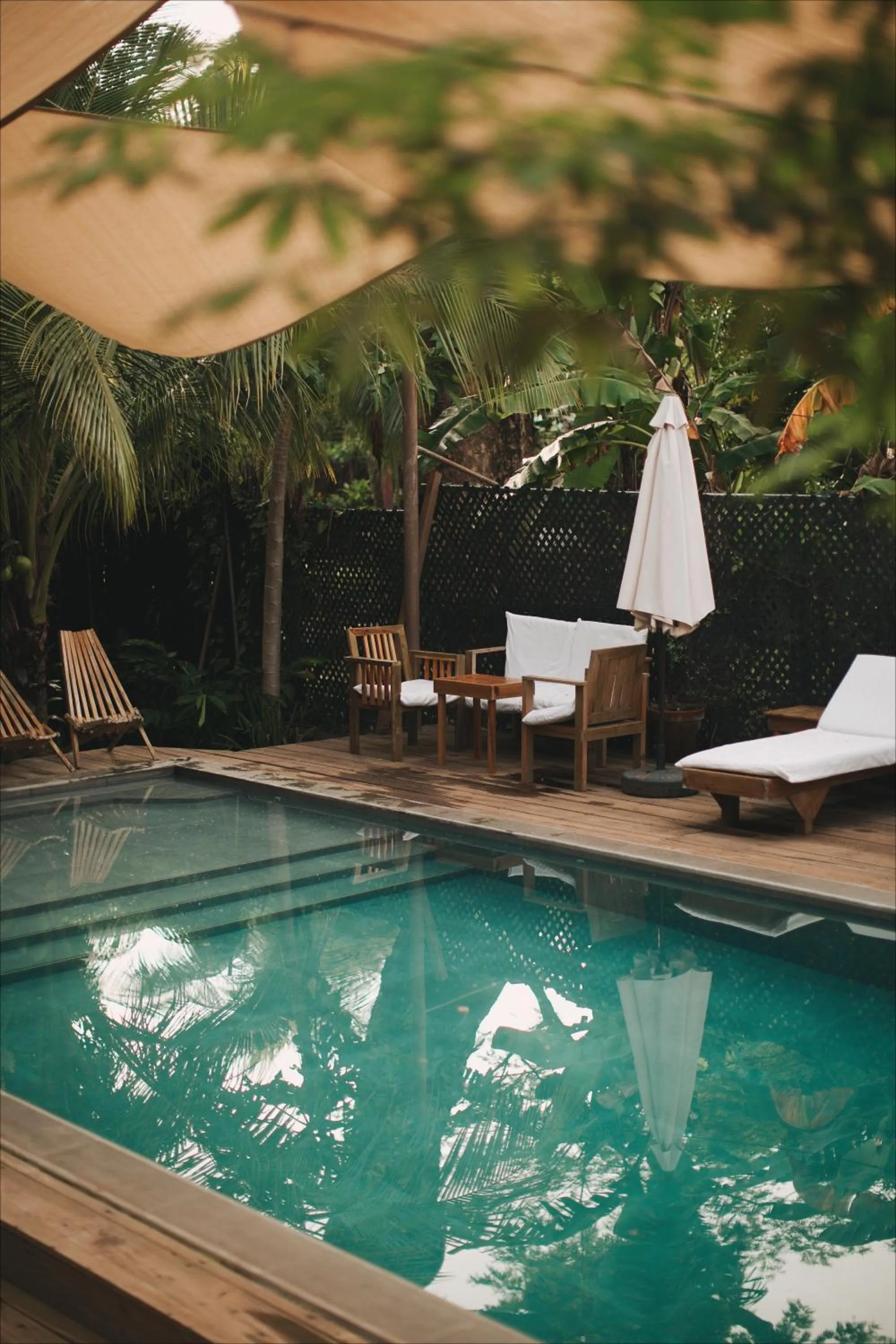 Pool view in Hotel Michanti