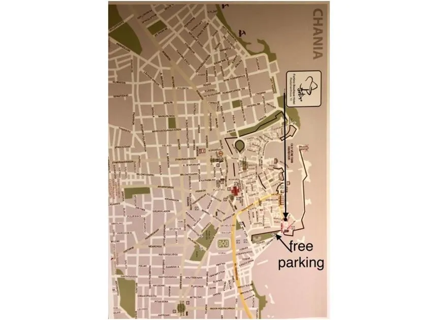 Text overlay in Boutique Hotel Fortino