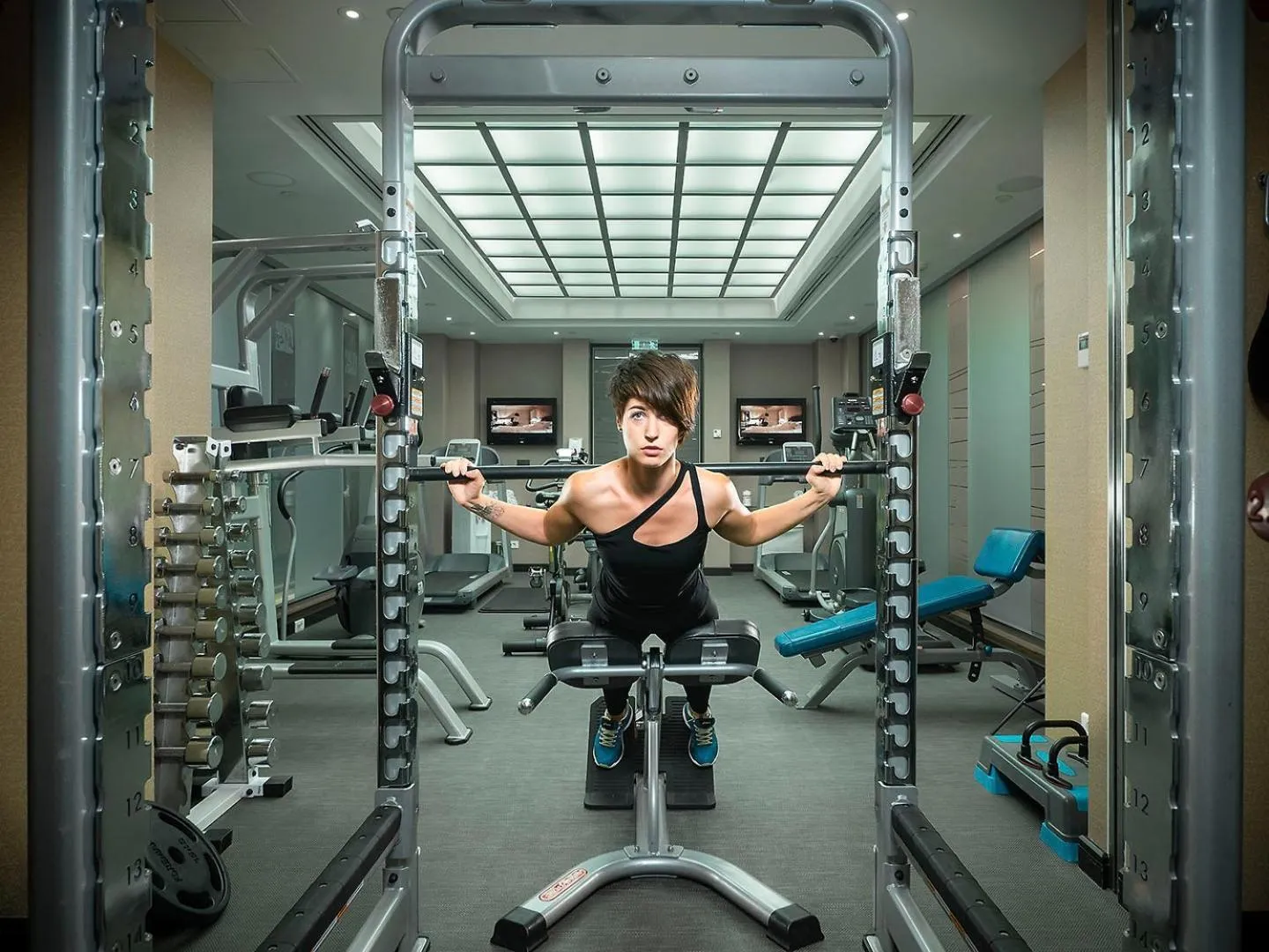 Fitness centre/facilities in InterContinental - Kyiv by IHG