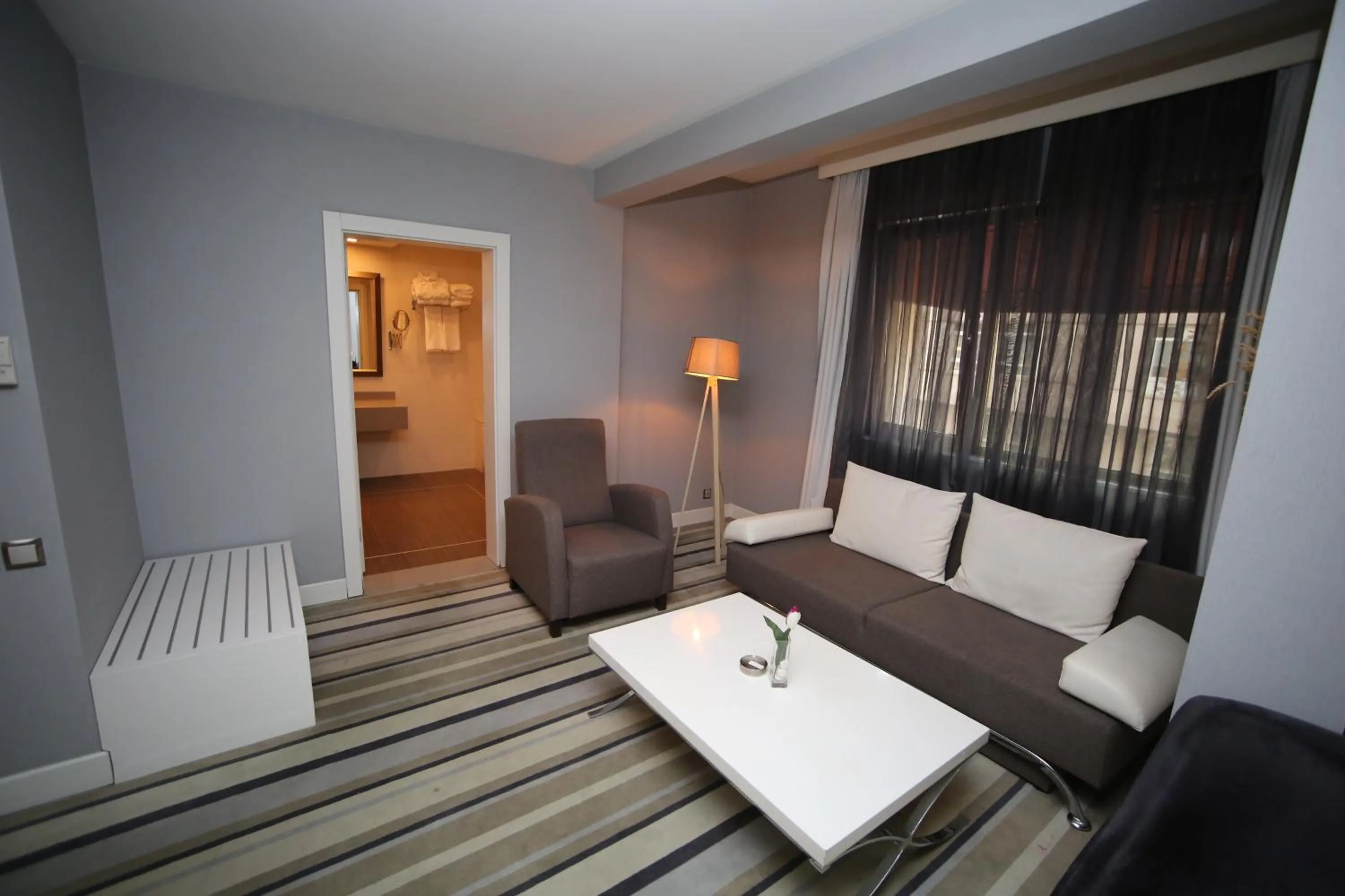 Bed in Grand Nora Hotel