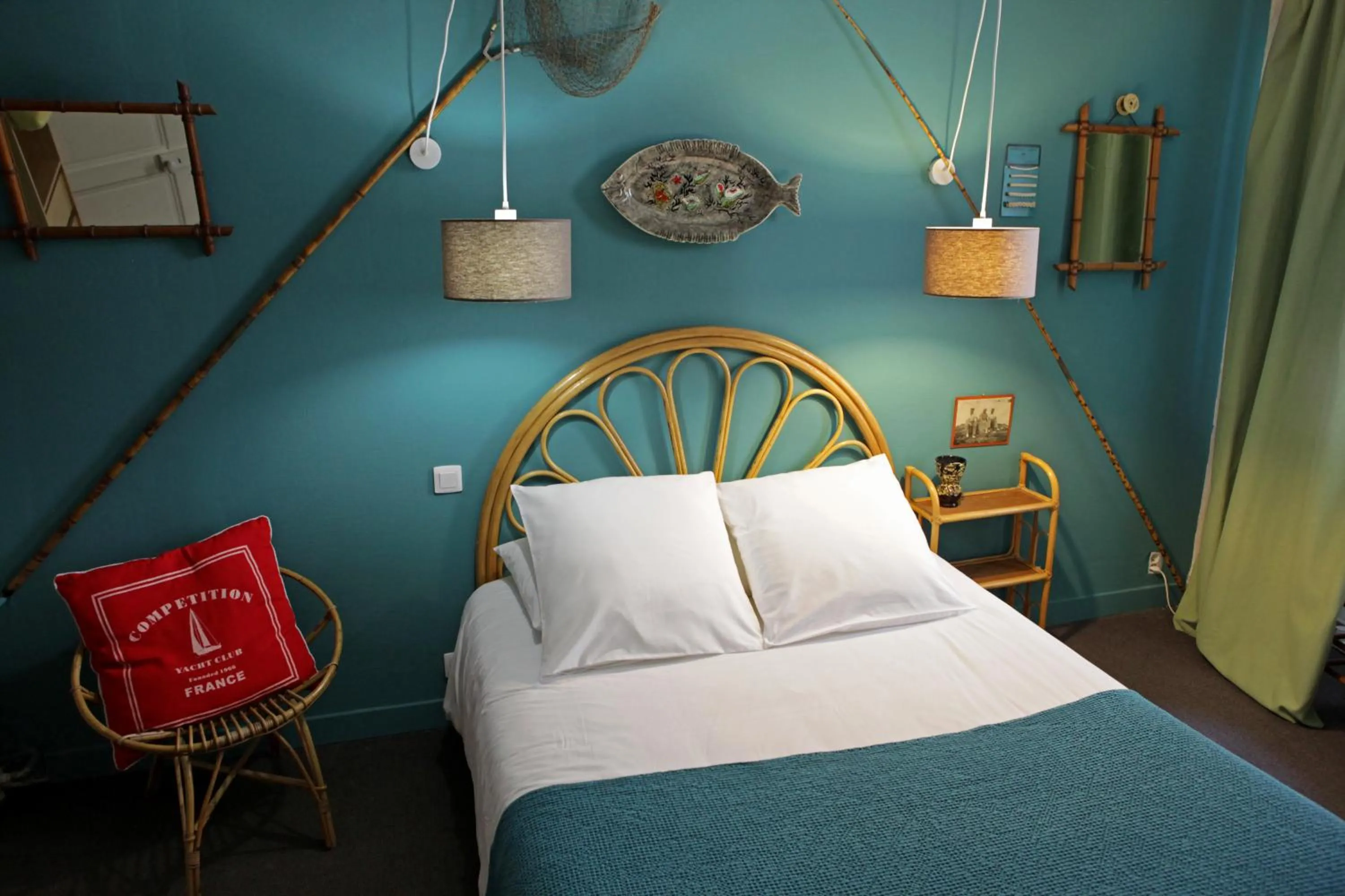 Bed in Hotel Auberge des Remparts