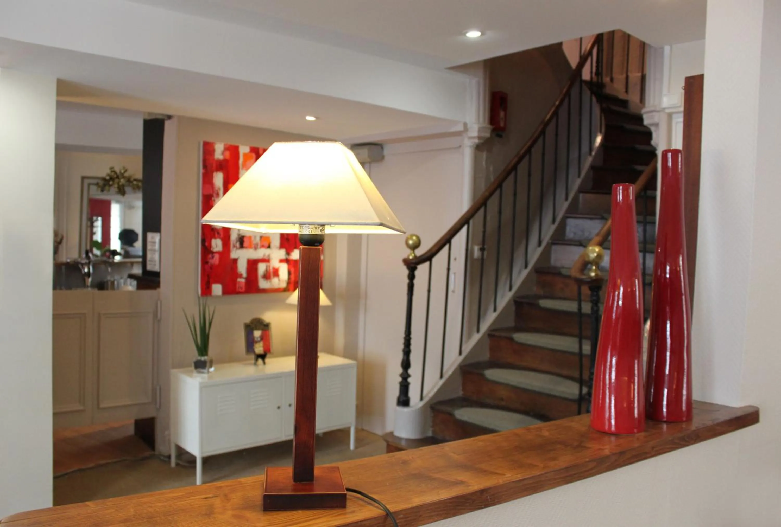 Lobby or reception in Hotel Auberge des Remparts