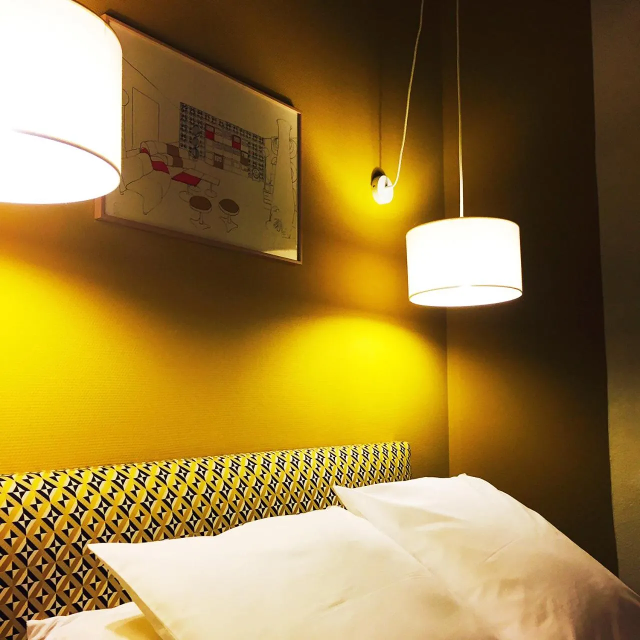 Bed in Hotel Auberge des Remparts