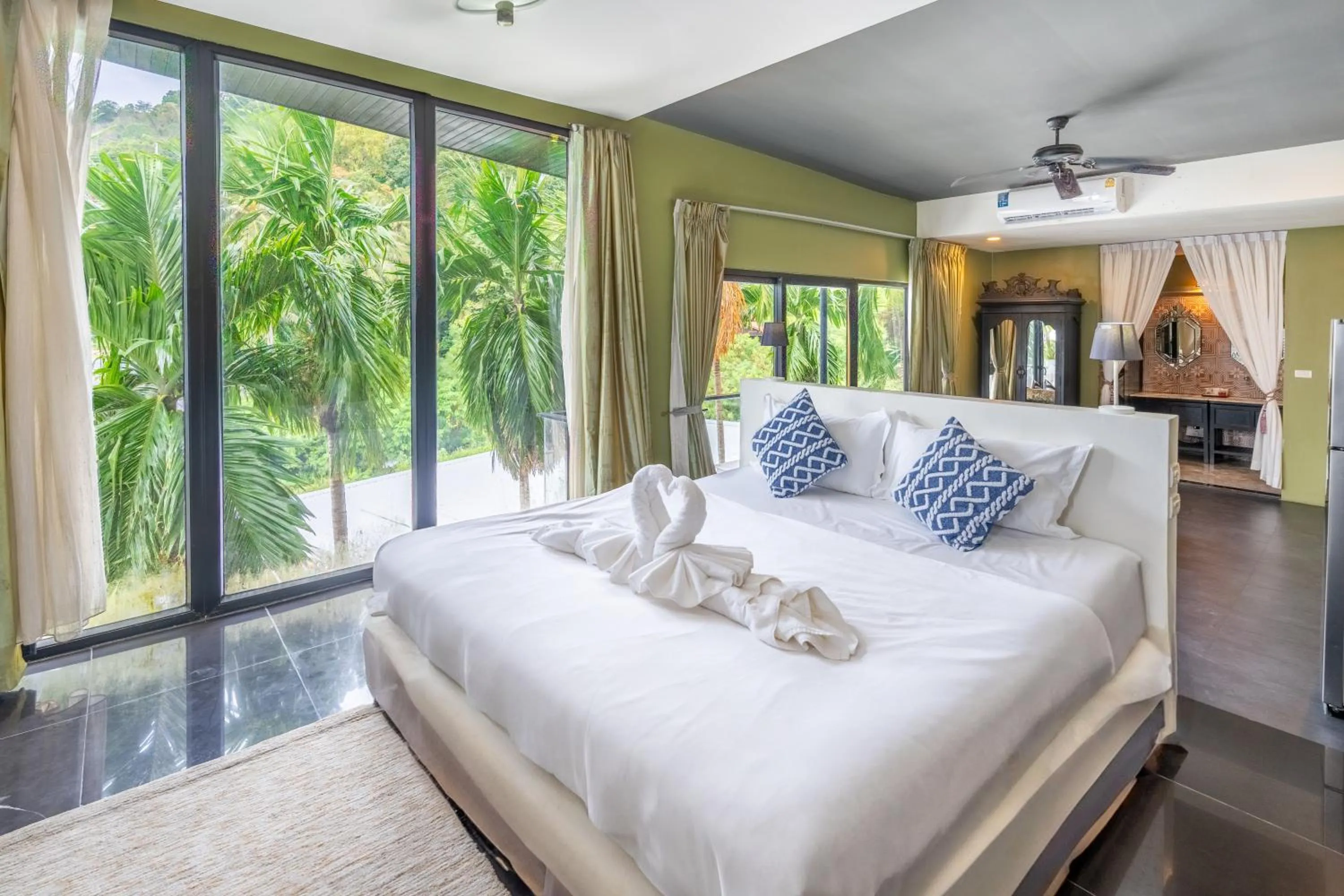 Bed in See Sea Villa Phuket SHA