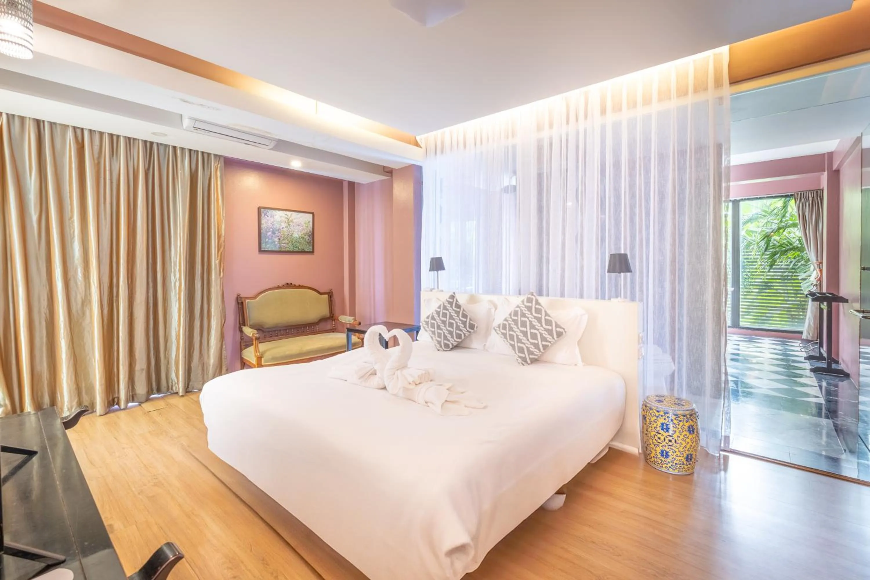 Bed in See Sea Villa Phuket SHA