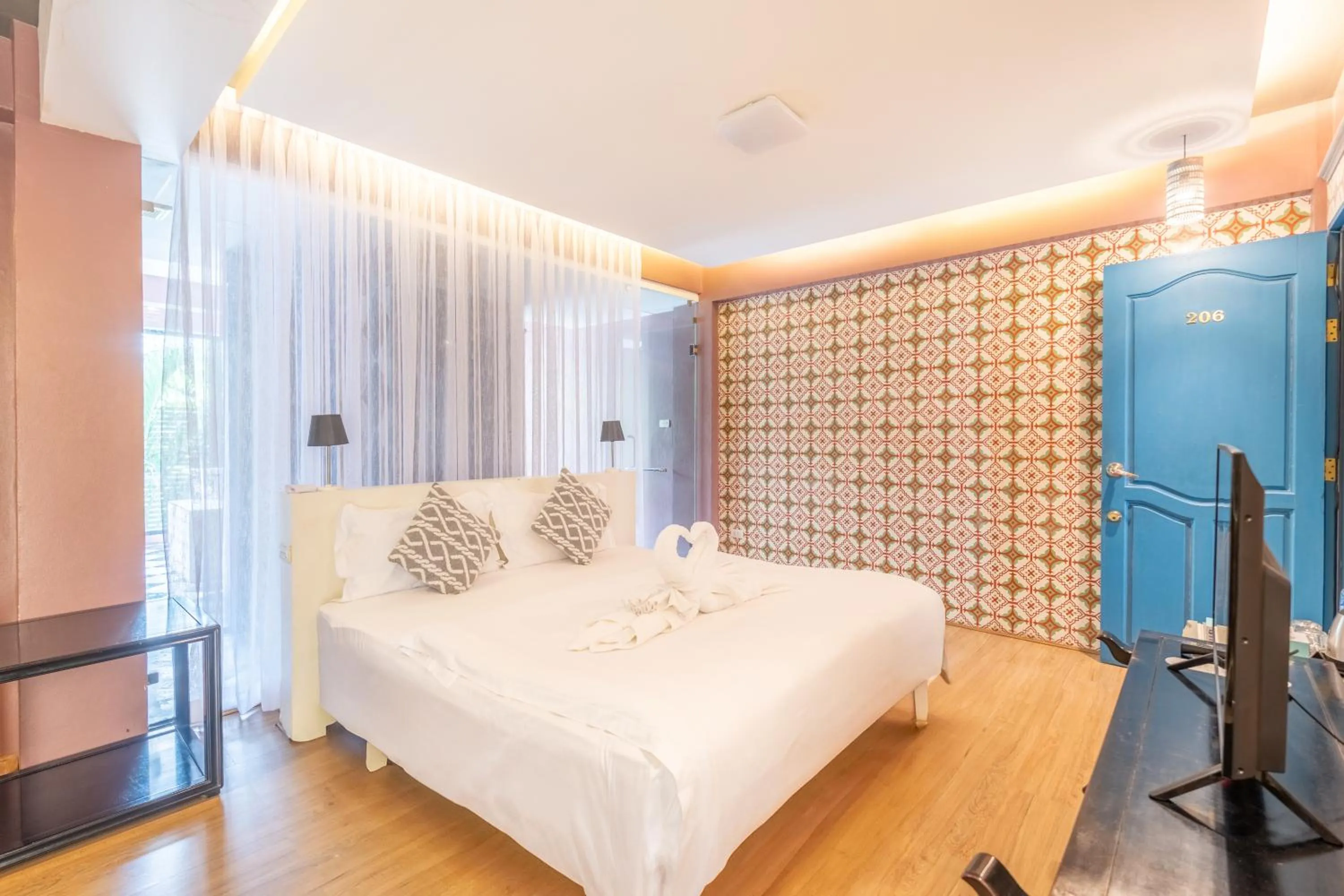 Bed in See Sea Villa Phuket SHA