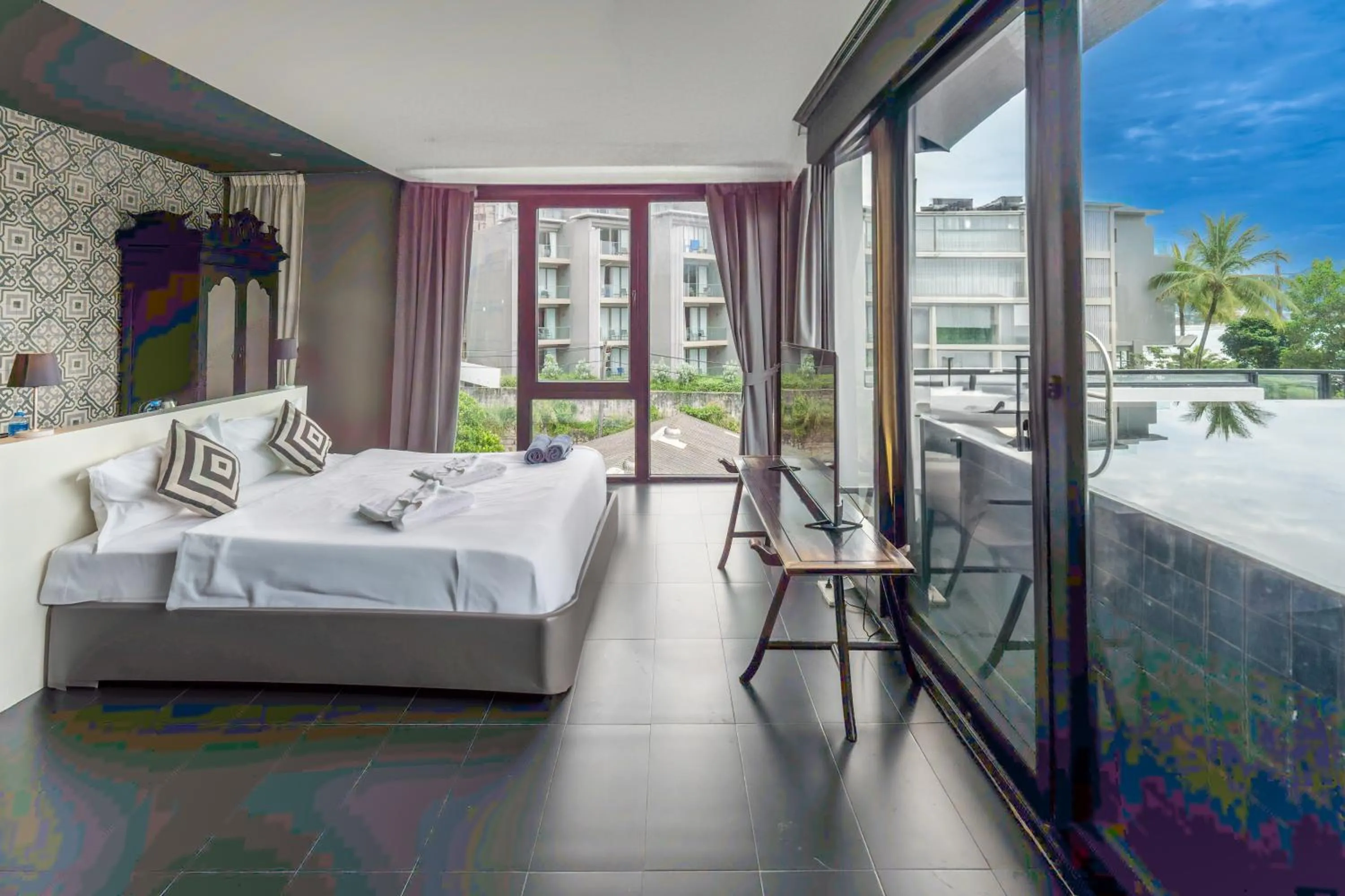 Bed in See Sea Villa Phuket SHA