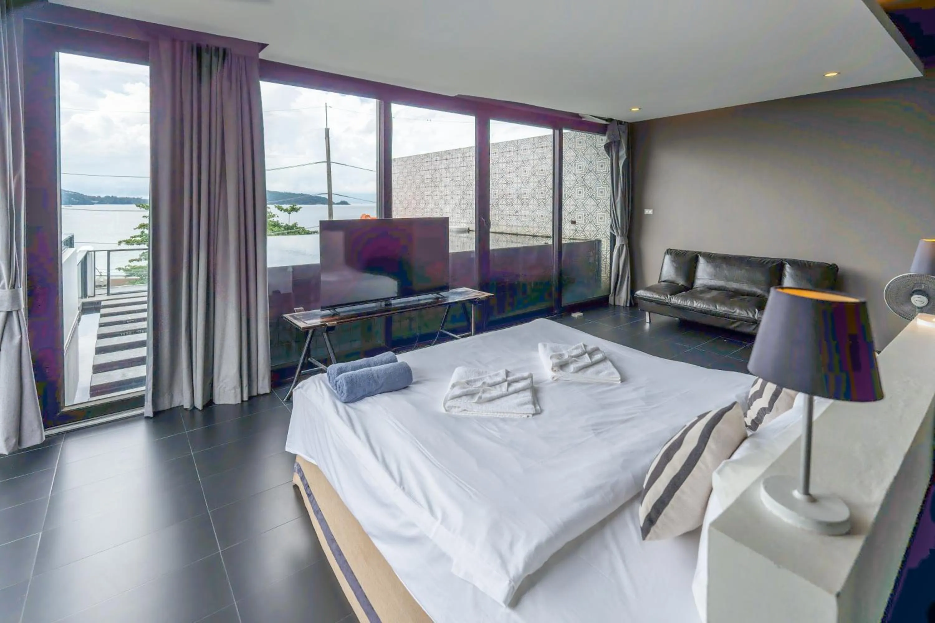 Bed in See Sea Villa Phuket SHA