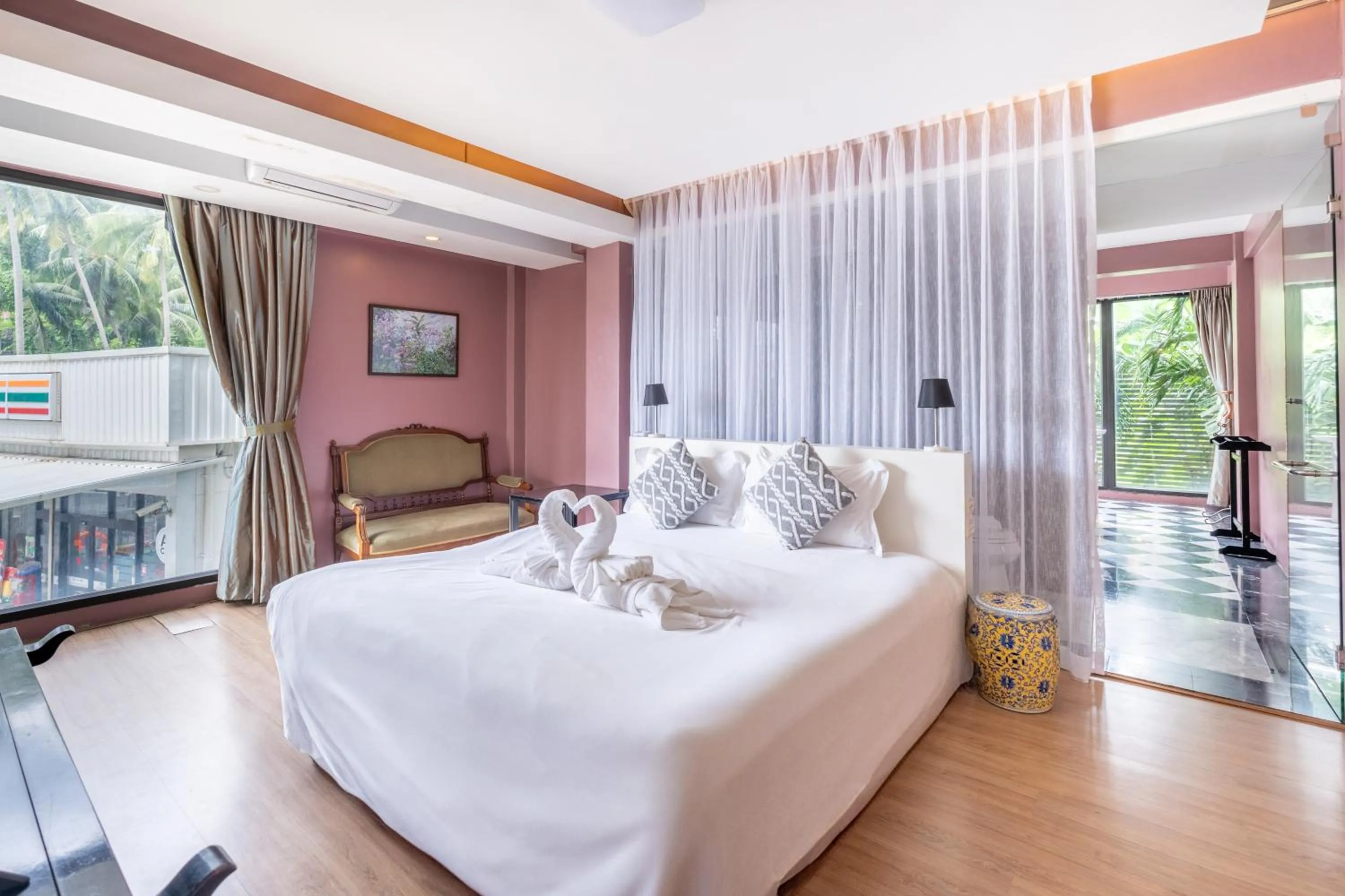 Bed in See Sea Villa Phuket SHA