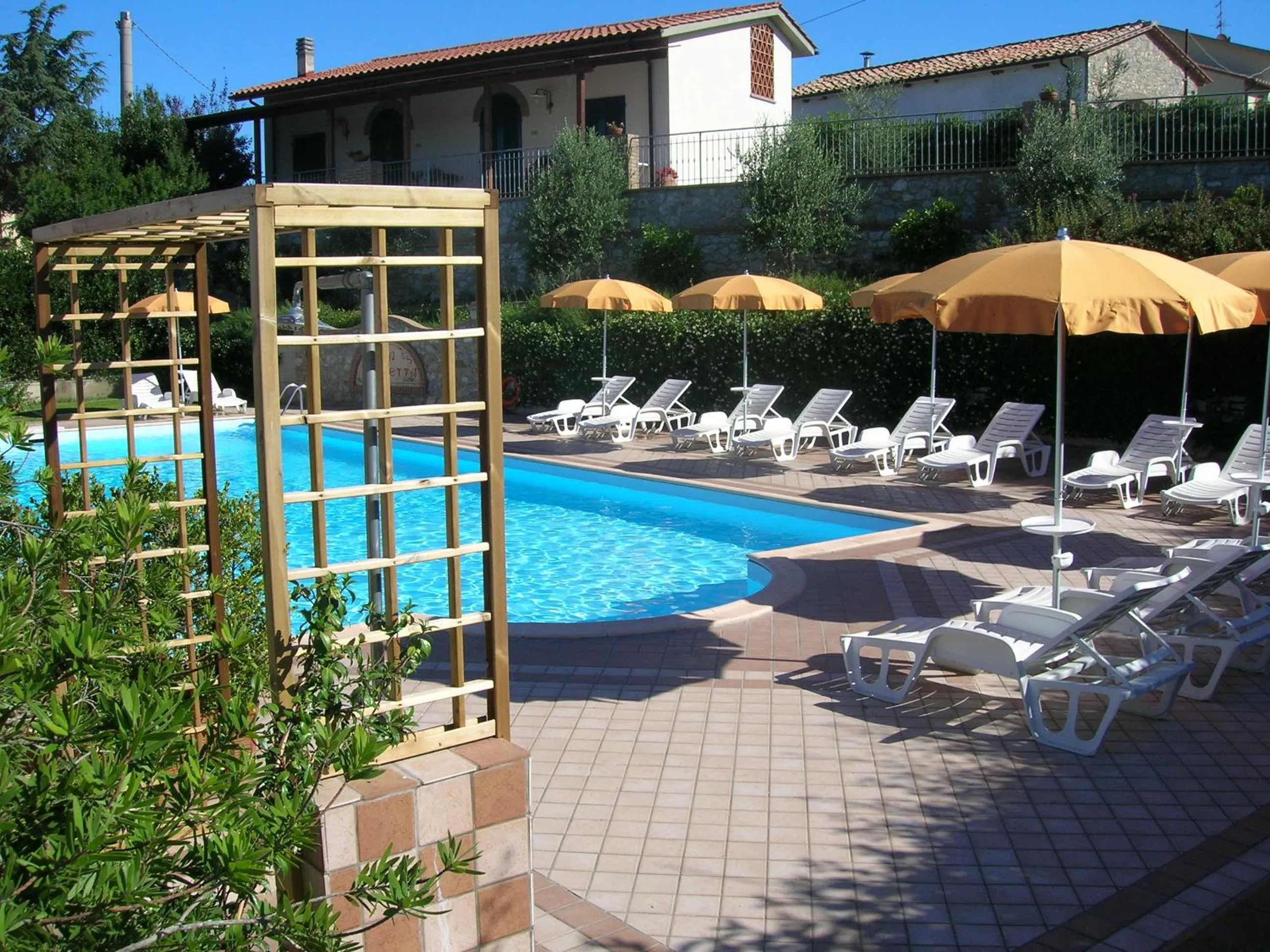 Swimming pool in Locanda La Gozzetta