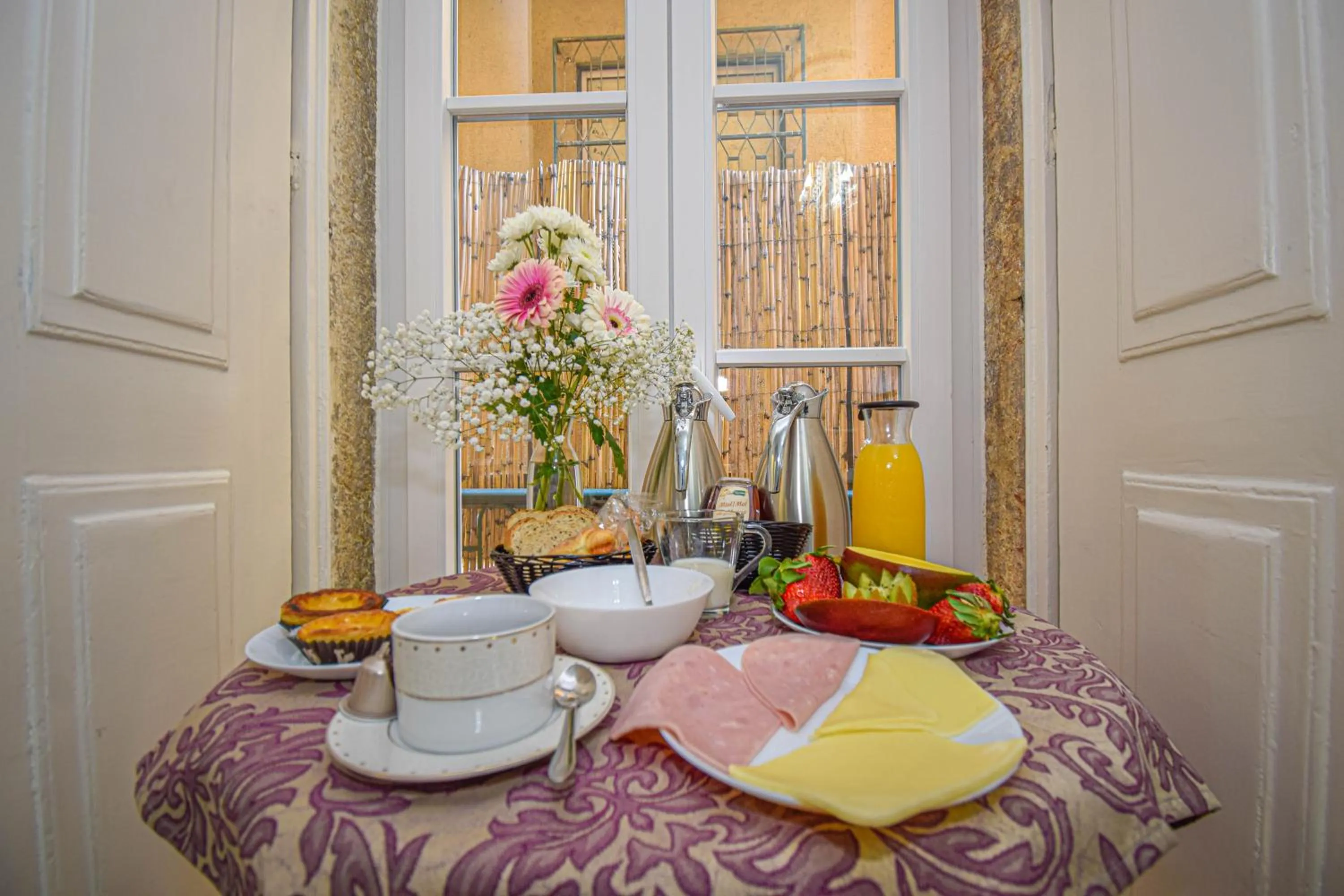 Continental breakfast in B in B Lisbon Downtown Suites
