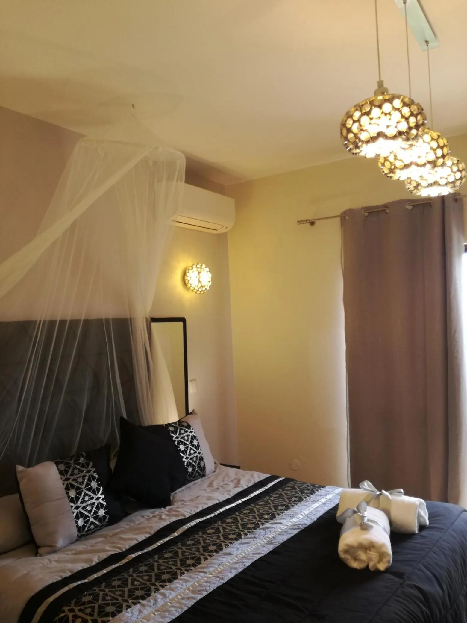 Bed in Sensations Guesthouse