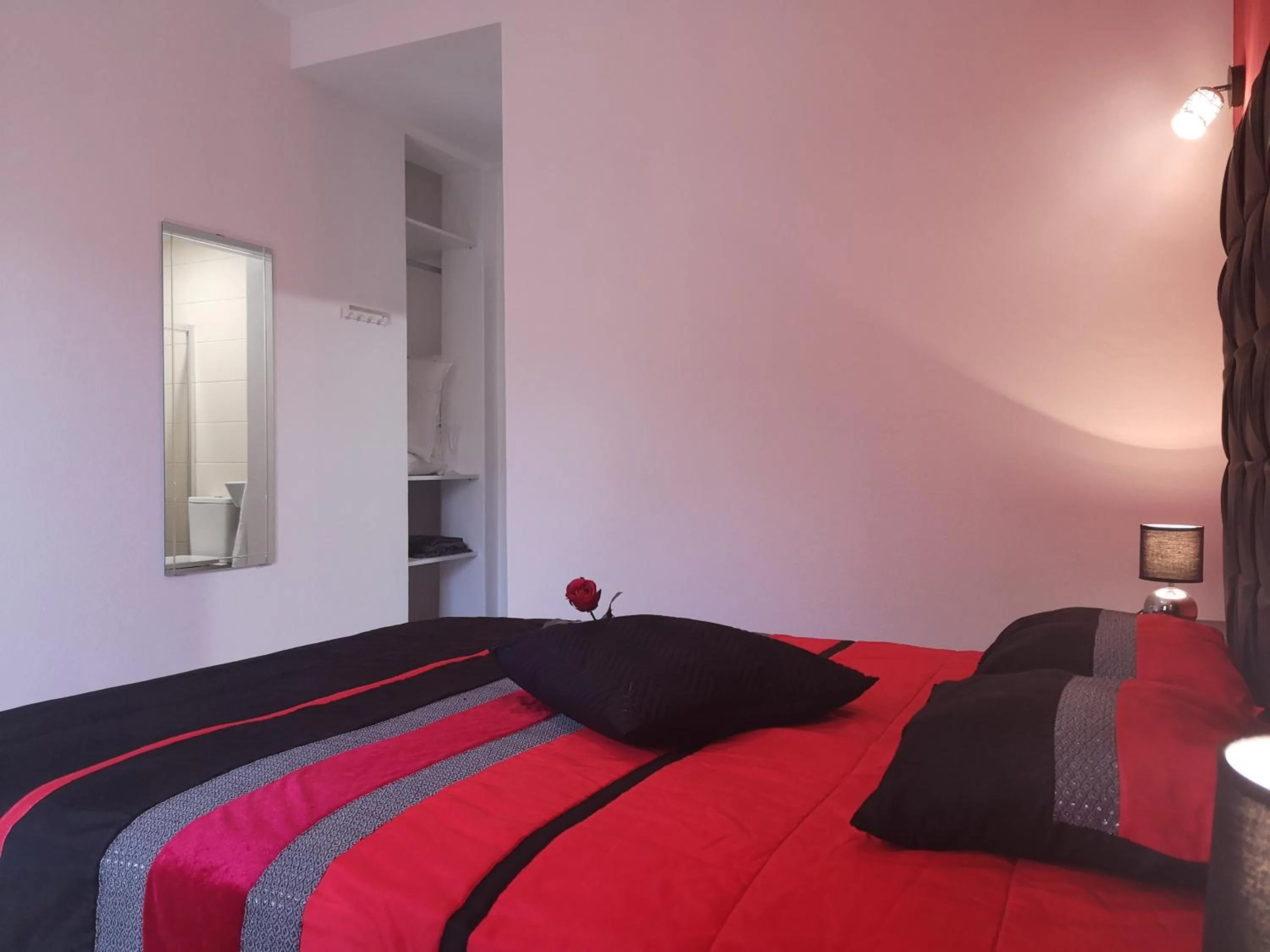 Bed in Sensations Guesthouse