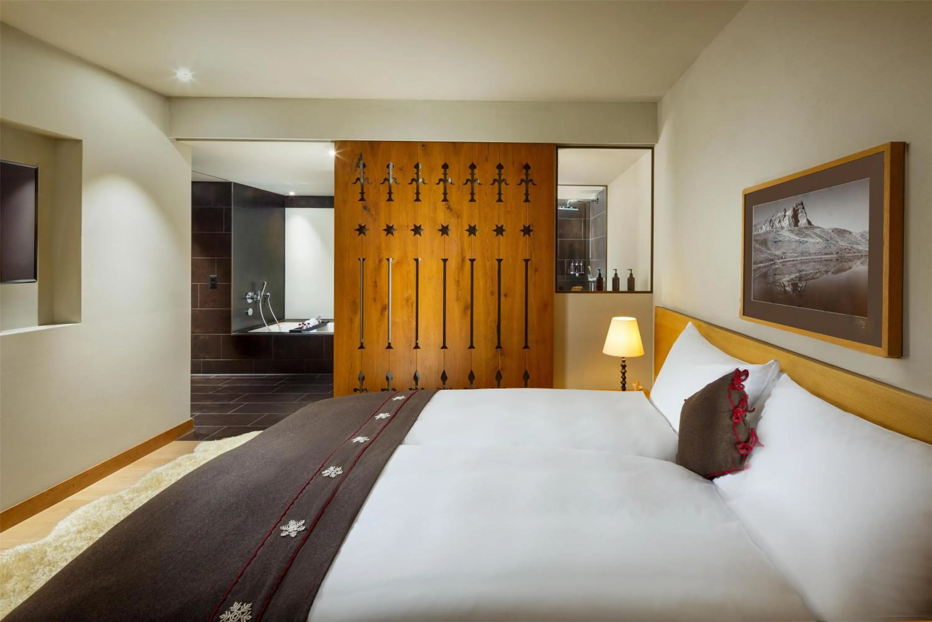 Bedroom, Bed in Frutt Mountain Resort