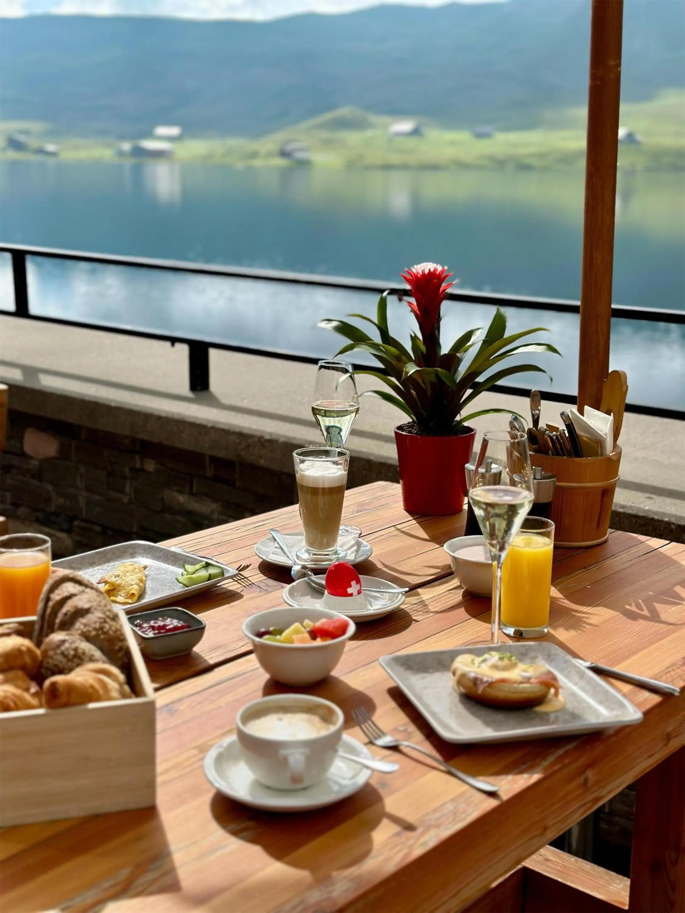 Breakfast in Frutt Mountain Resort