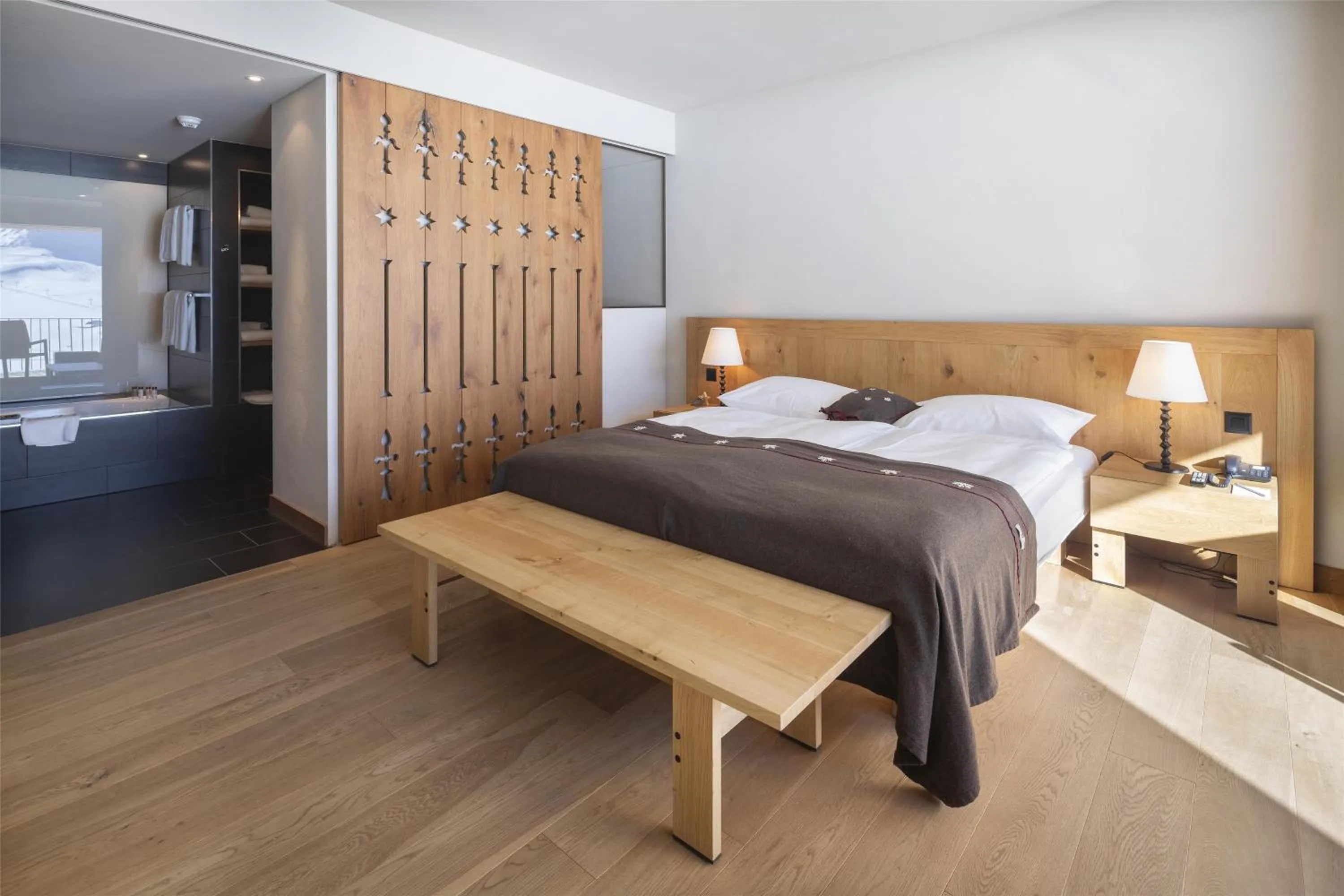 Photo of the whole room, Bed in Frutt Mountain Resort