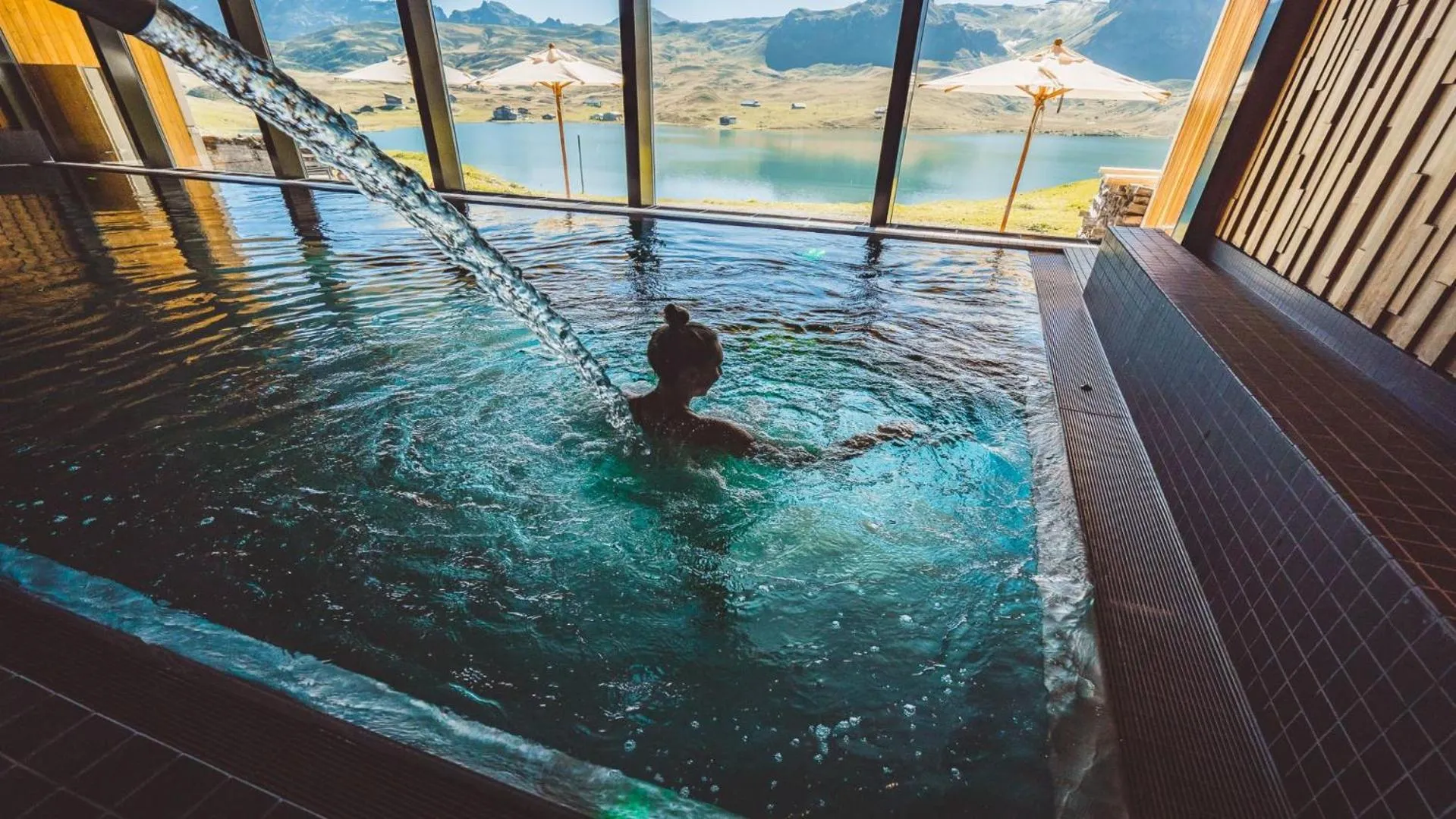 Lake view in Frutt Mountain Resort