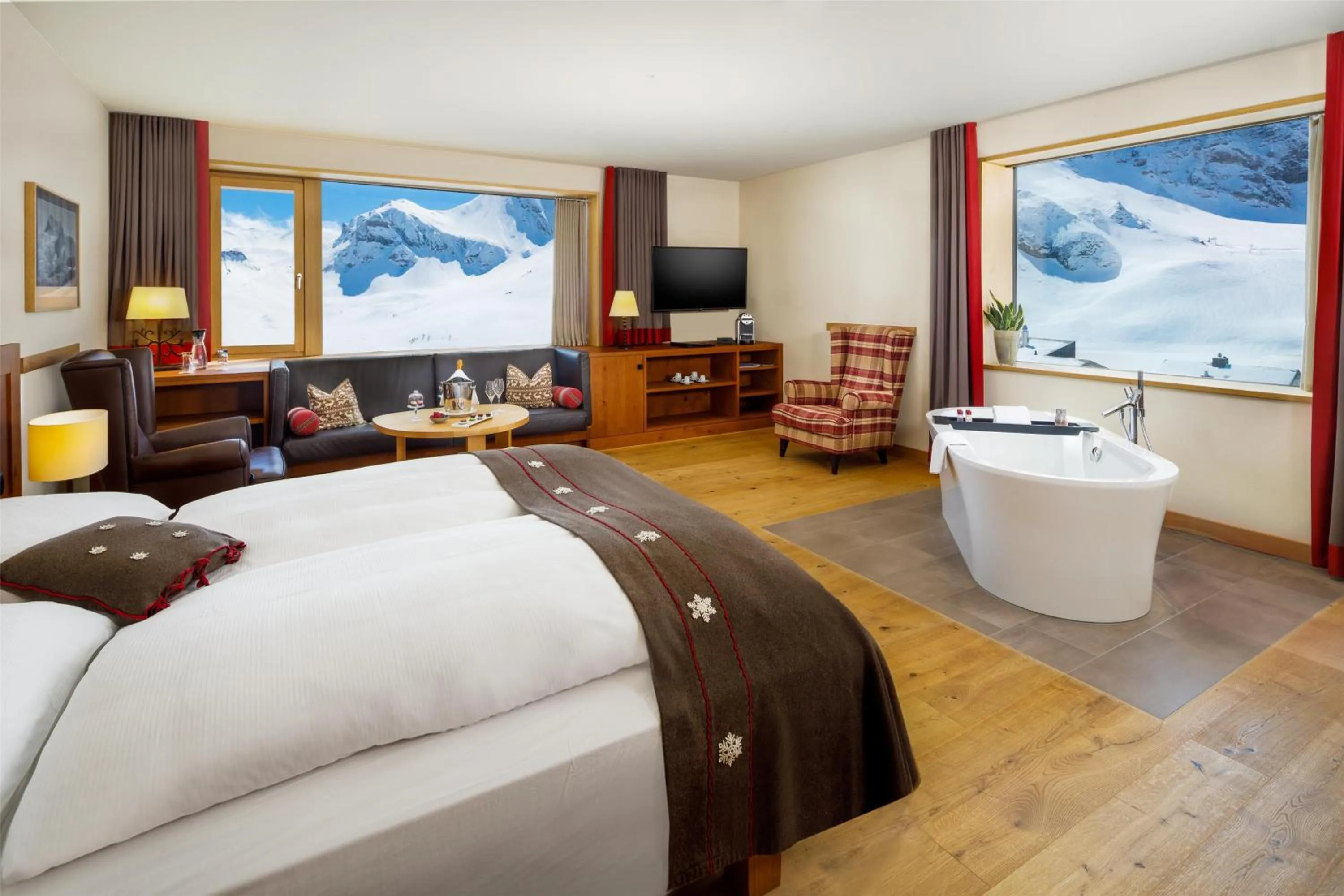 Bedroom, Bed in Frutt Mountain Resort