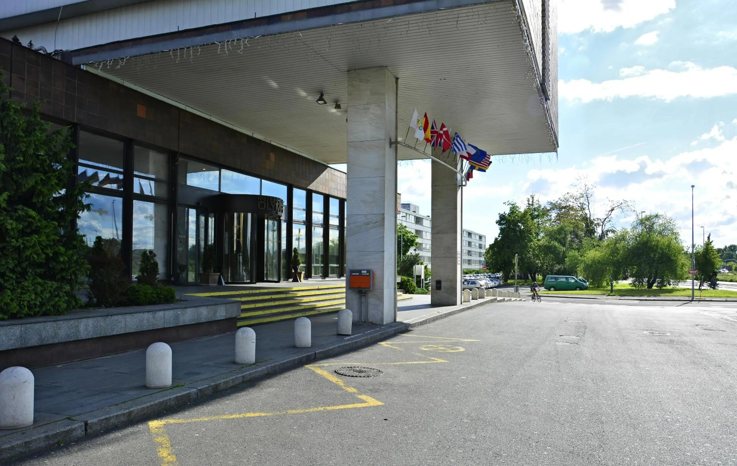 Facade/entrance in Hotel Olympik