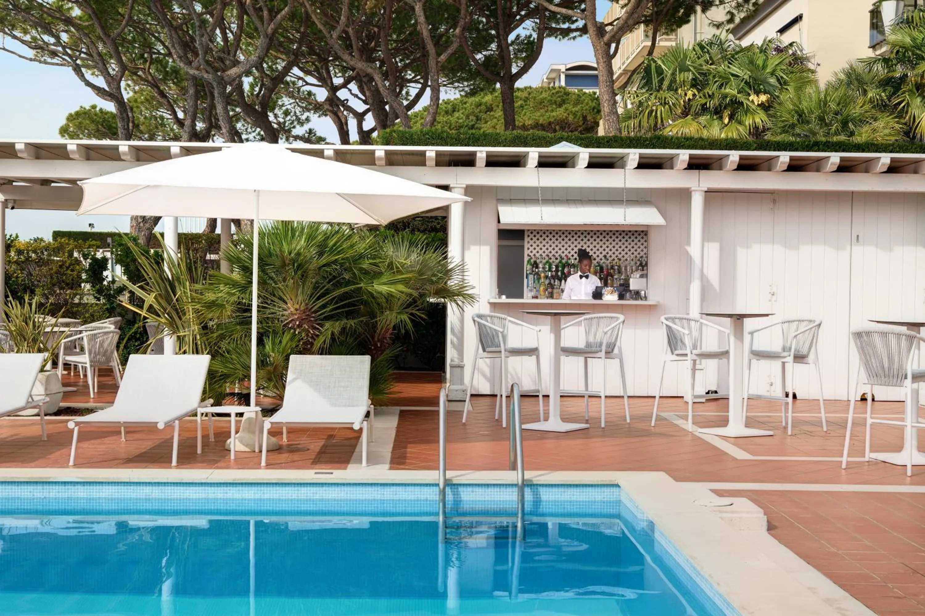 Swimming pool in Hotel Delle Rose