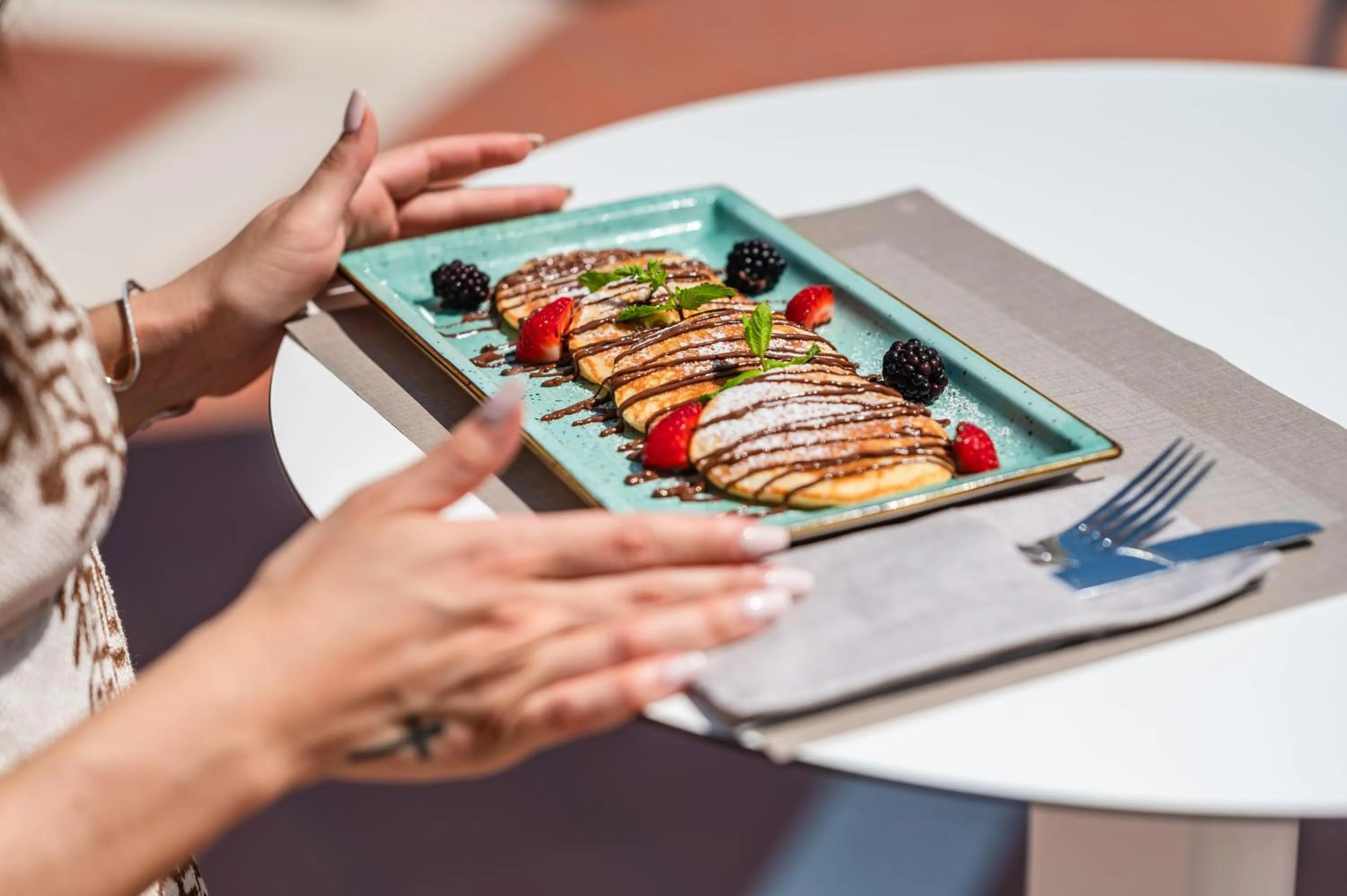 Food and drinks in Hotel Delle Rose