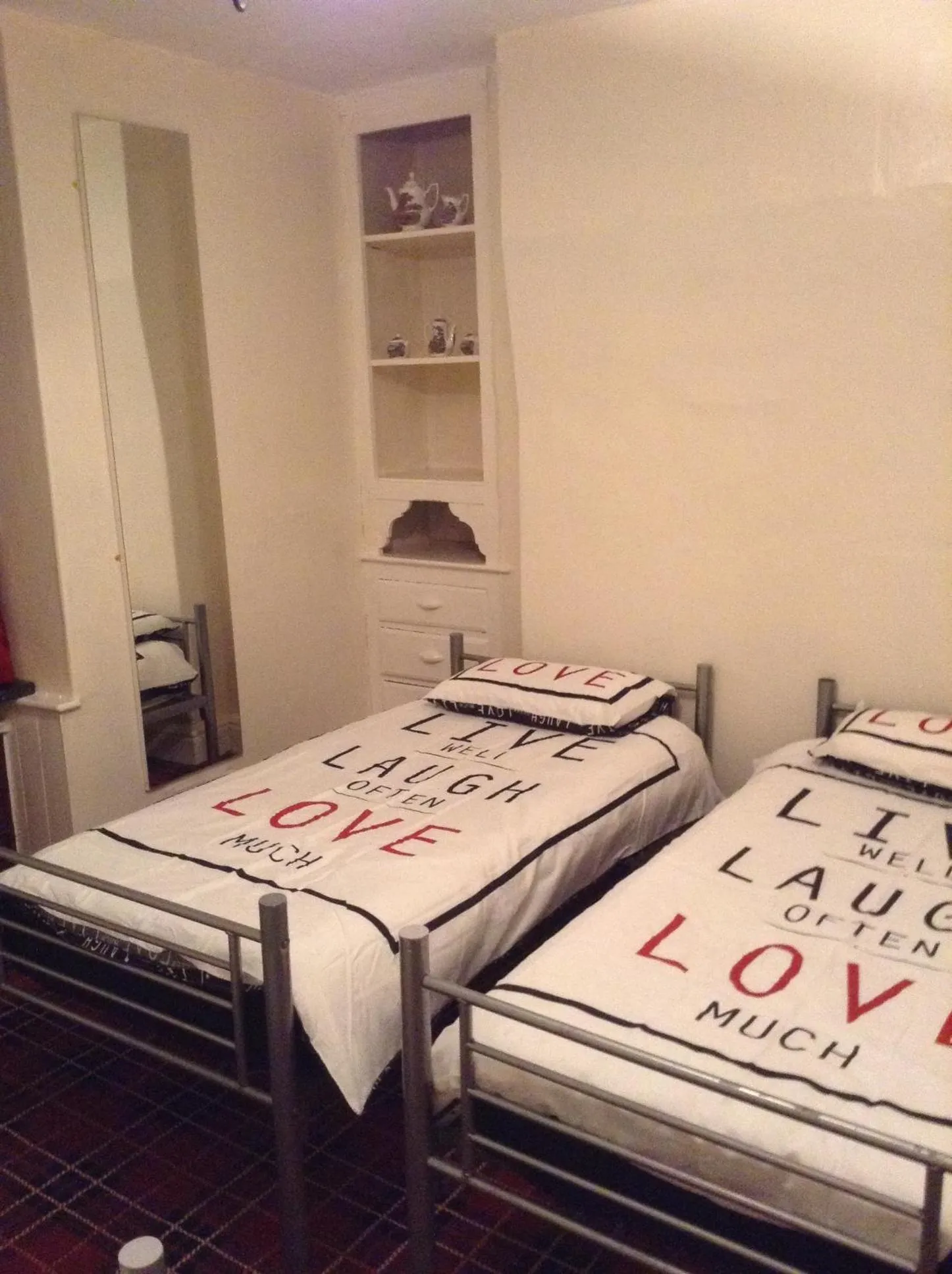 Bed in Victoria Hotel Blackpool